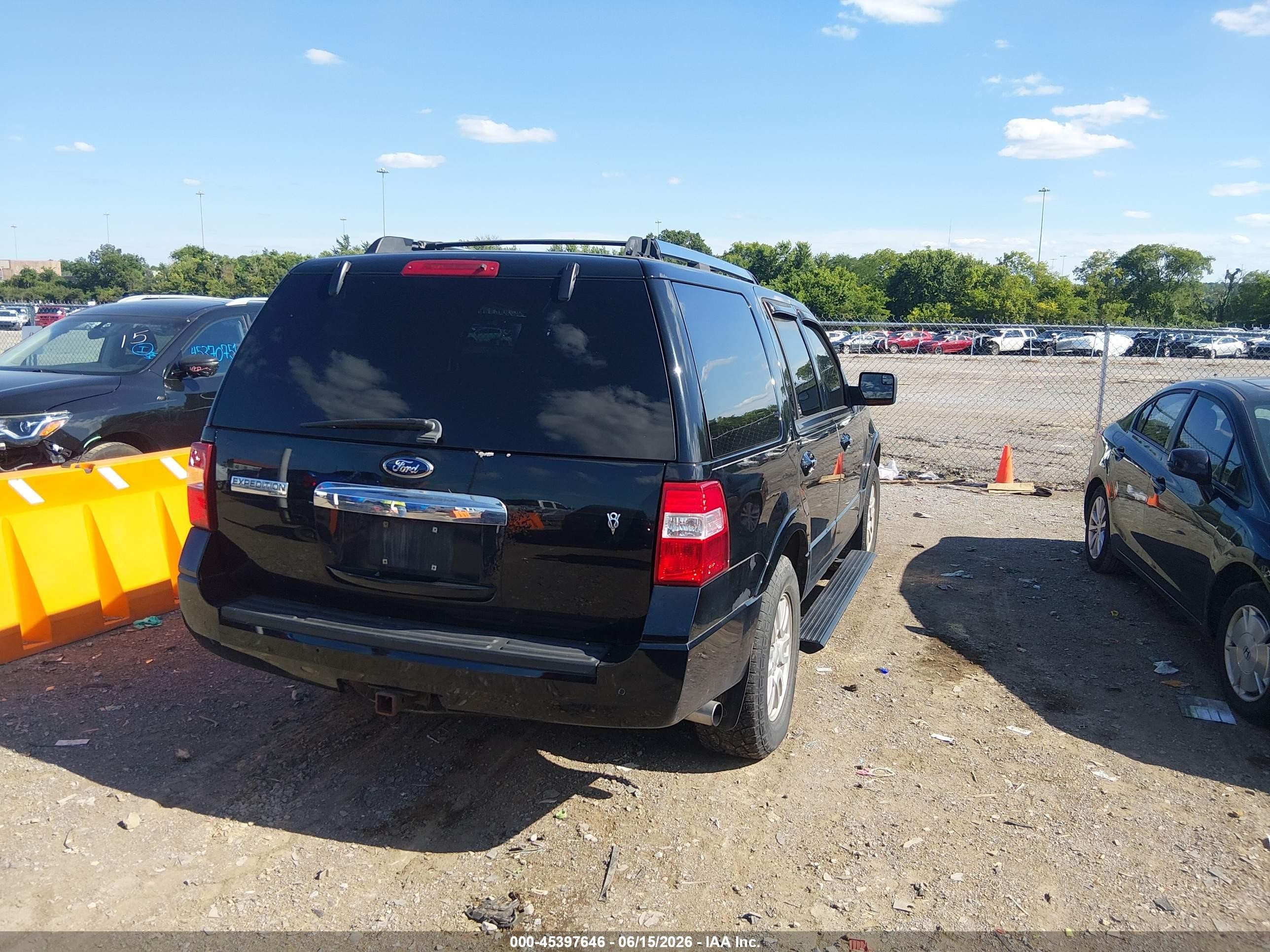 2012 Ford Expedition Limited Black vin: 1FMJU2A52CEF09122