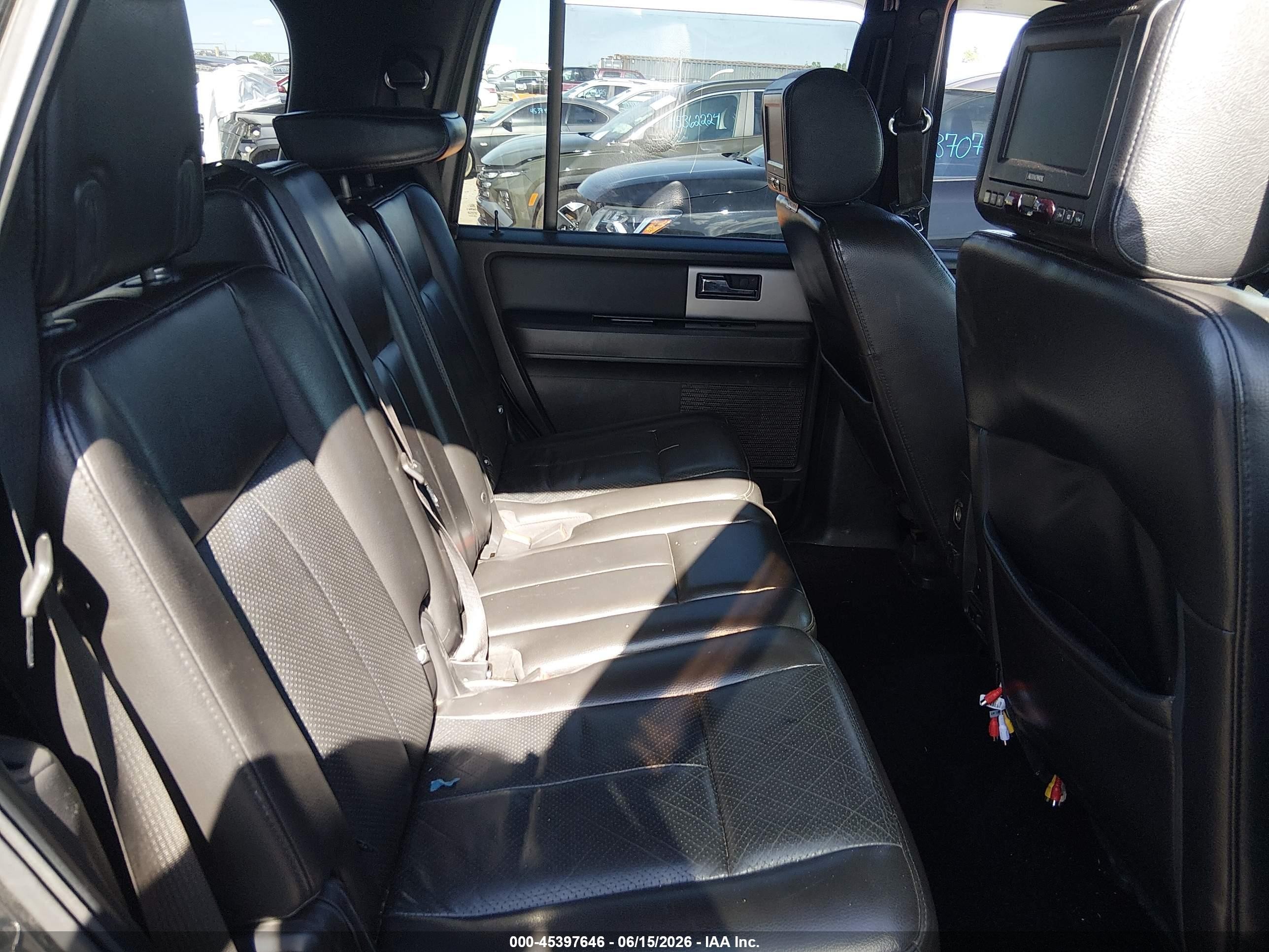 2012 Ford Expedition Limited Black vin: 1FMJU2A52CEF09122