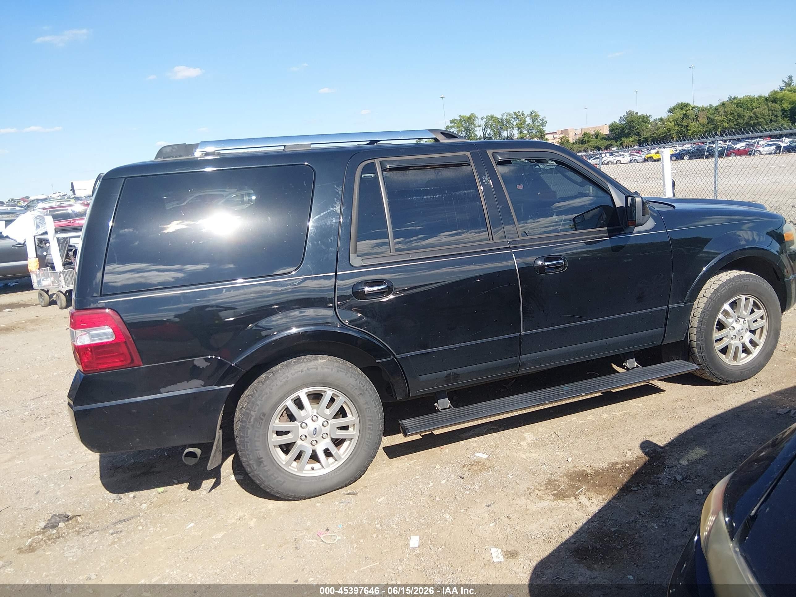 2012 Ford Expedition Limited Black vin: 1FMJU2A52CEF09122