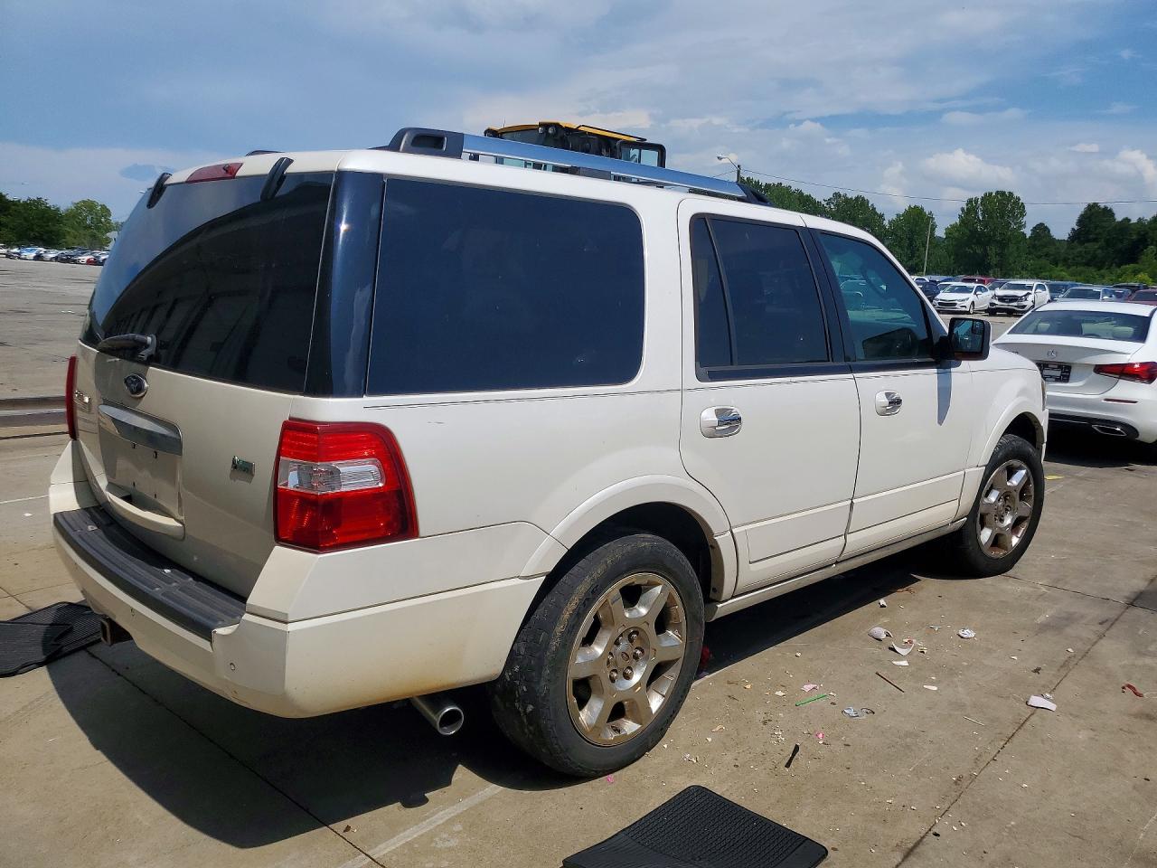 2013 Ford Expedition Limited White vin: 1FMJU2A52DEF36466