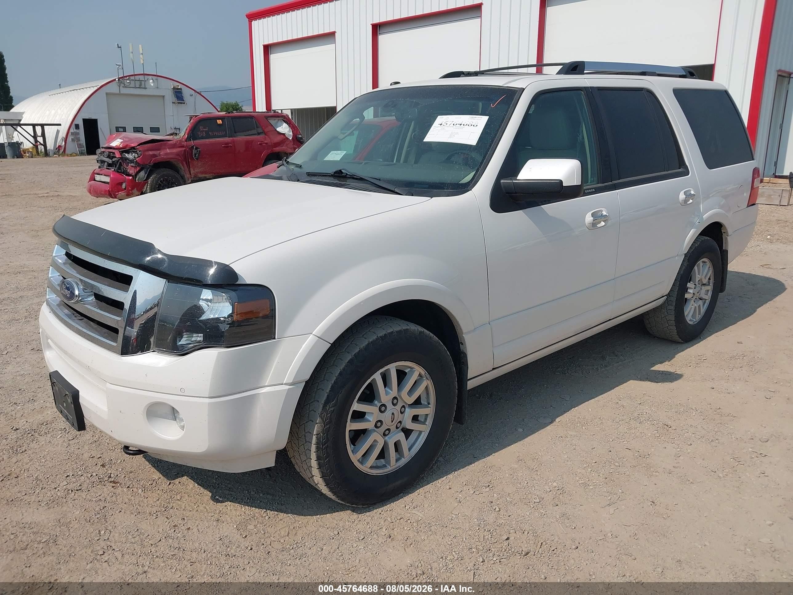 2013 Ford Expedition Limited Белый vin: 1FMJU2A52DEF60072