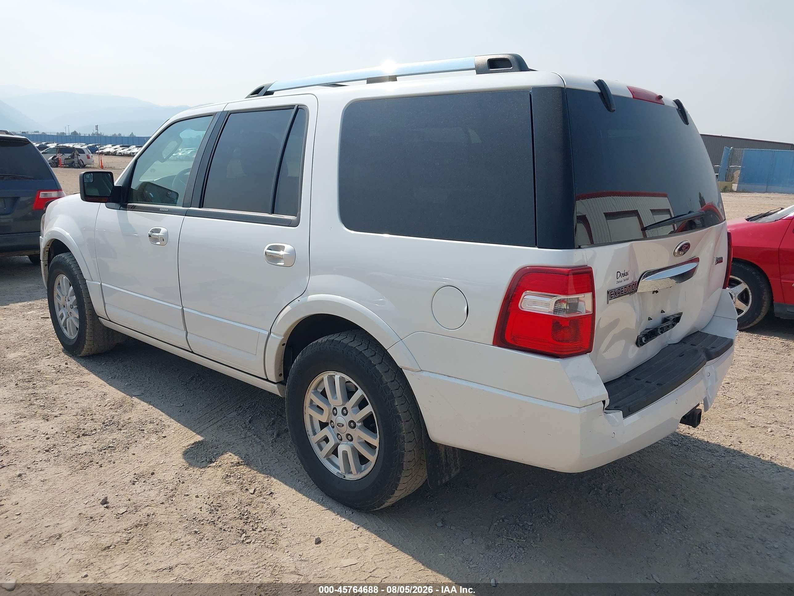2013 Ford Expedition Limited Белый vin: 1FMJU2A52DEF60072