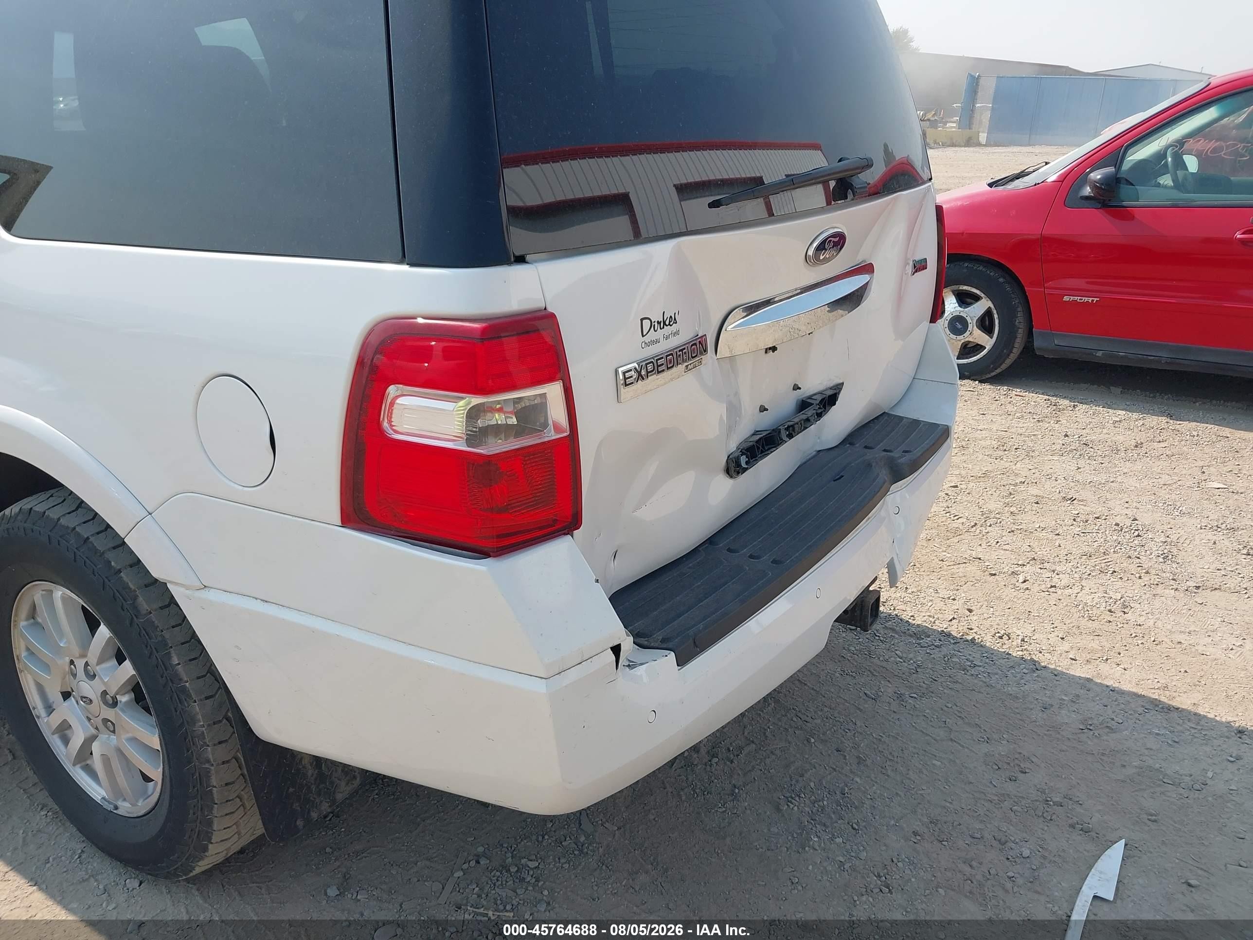 2013 Ford Expedition Limited Белый vin: 1FMJU2A52DEF60072