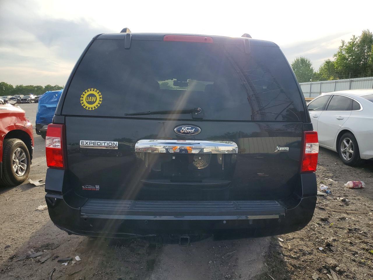 2014 Ford Expedition Limited Black vin: 1FMJU2A52EEF23850