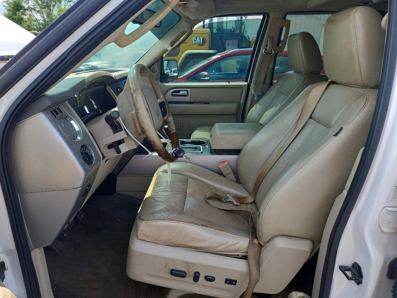 2010 Ford Expedition Limited White vin: 1FMJU2A53AEA33783