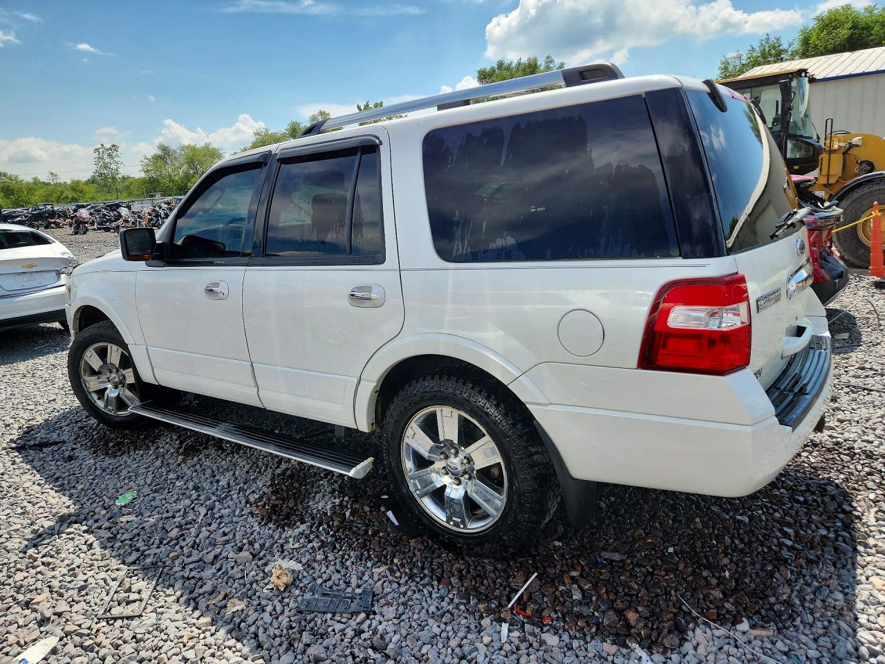 2010 Ford Expedition Limited White vin: 1FMJU2A53AEA33783