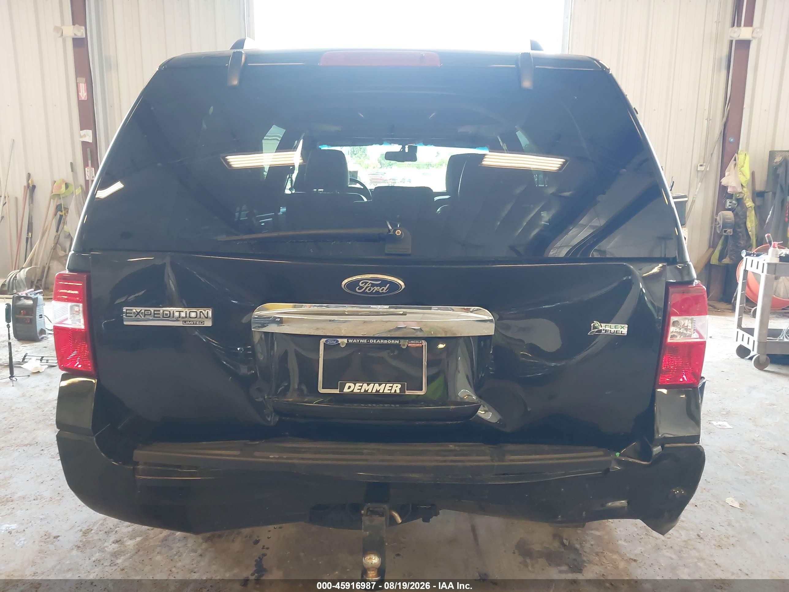 2010 Ford Expedition Limited Black vin: 1FMJU2A53AEB65720