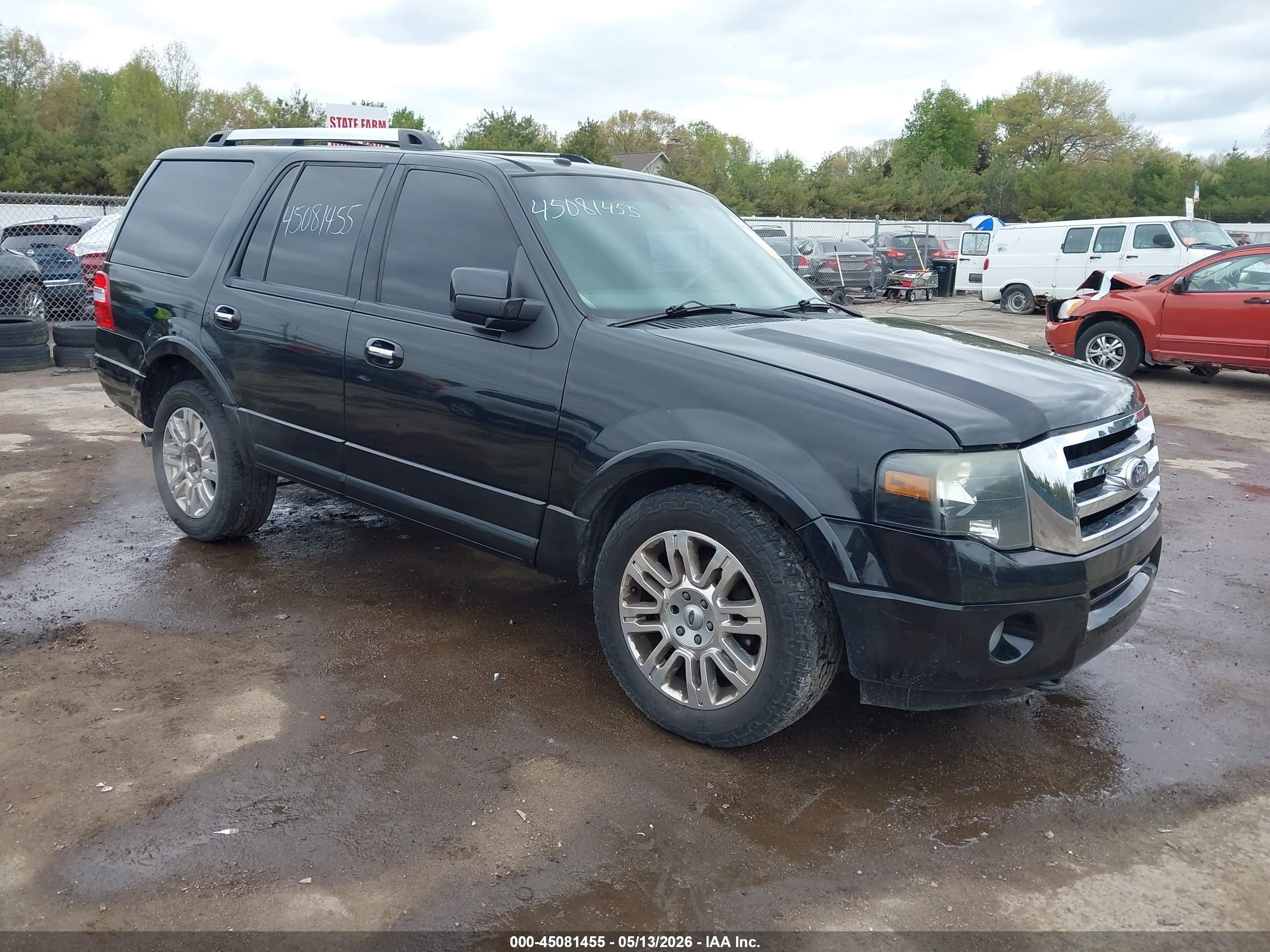 2011 Ford Expedition Limited Gray vin: 1FMJU2A53BEF06423