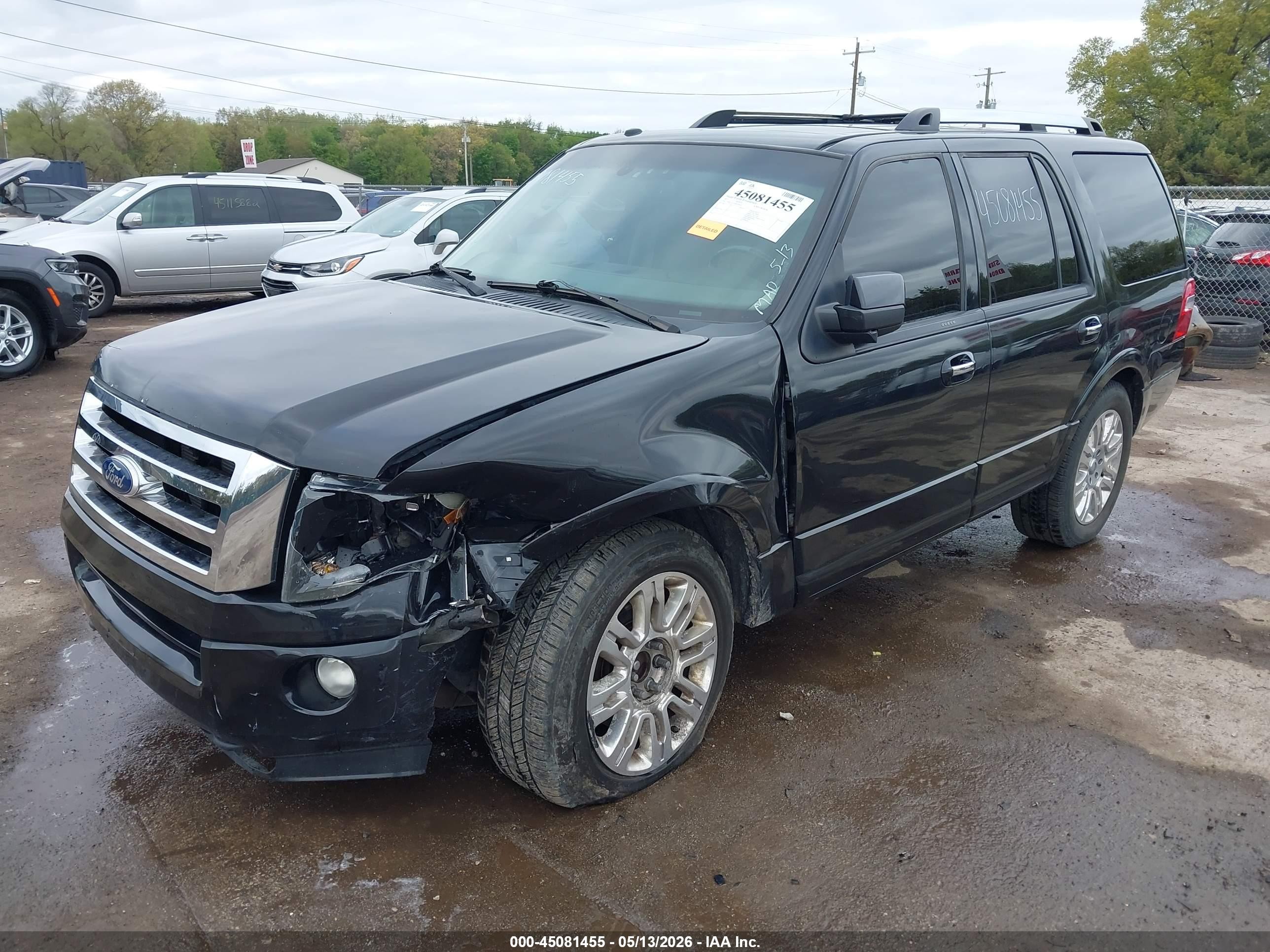 2011 Ford Expedition Limited Gray vin: 1FMJU2A53BEF06423