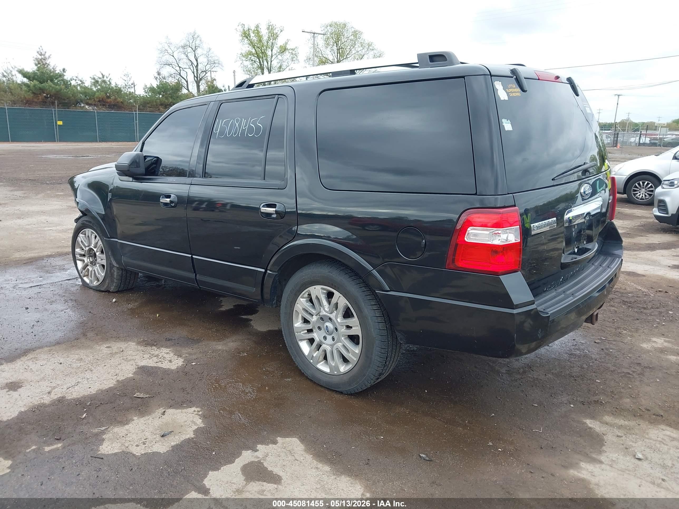 2011 Ford Expedition Limited Gray vin: 1FMJU2A53BEF06423