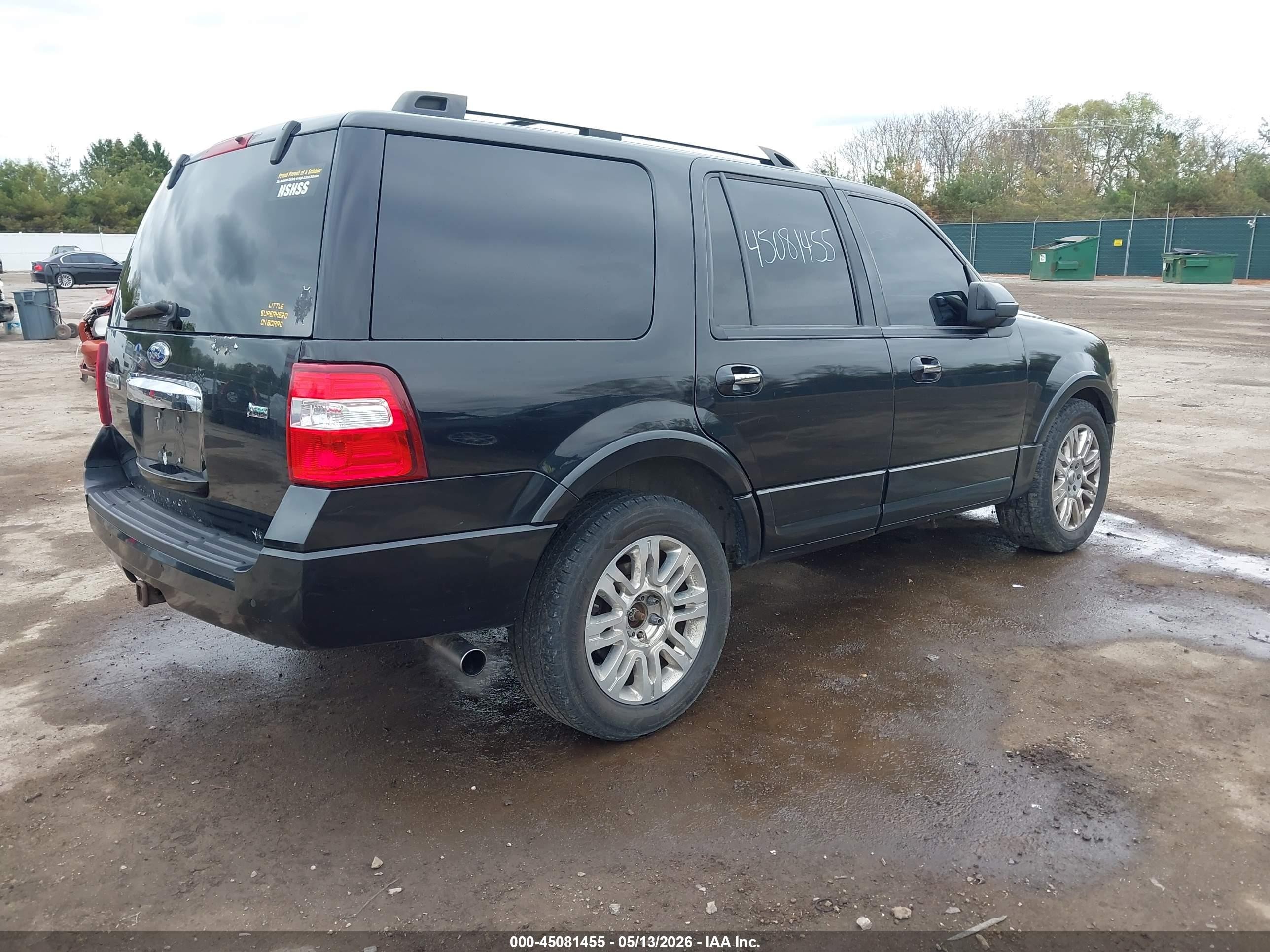 2011 Ford Expedition Limited Gray vin: 1FMJU2A53BEF06423