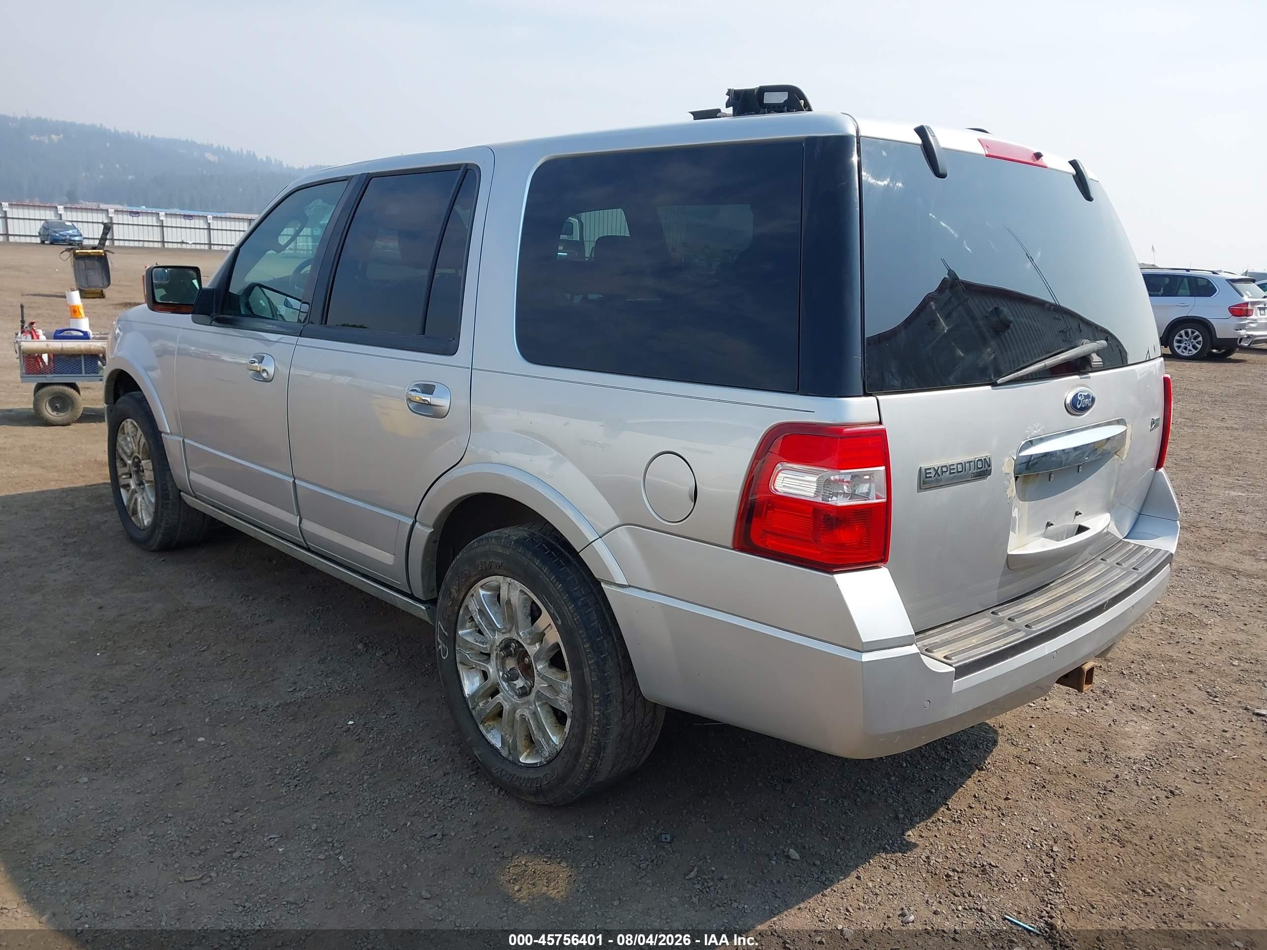 2013 Ford Expedition Limited Silver vin: 1FMJU2A53DEF31759