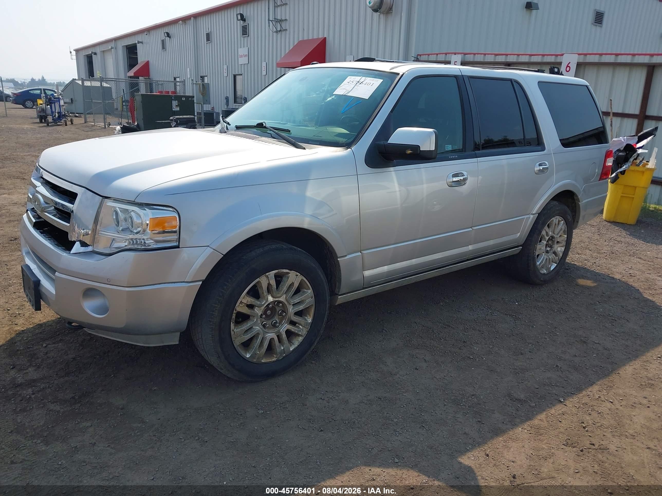 2013 Ford Expedition Limited Silver vin: 1FMJU2A53DEF31759