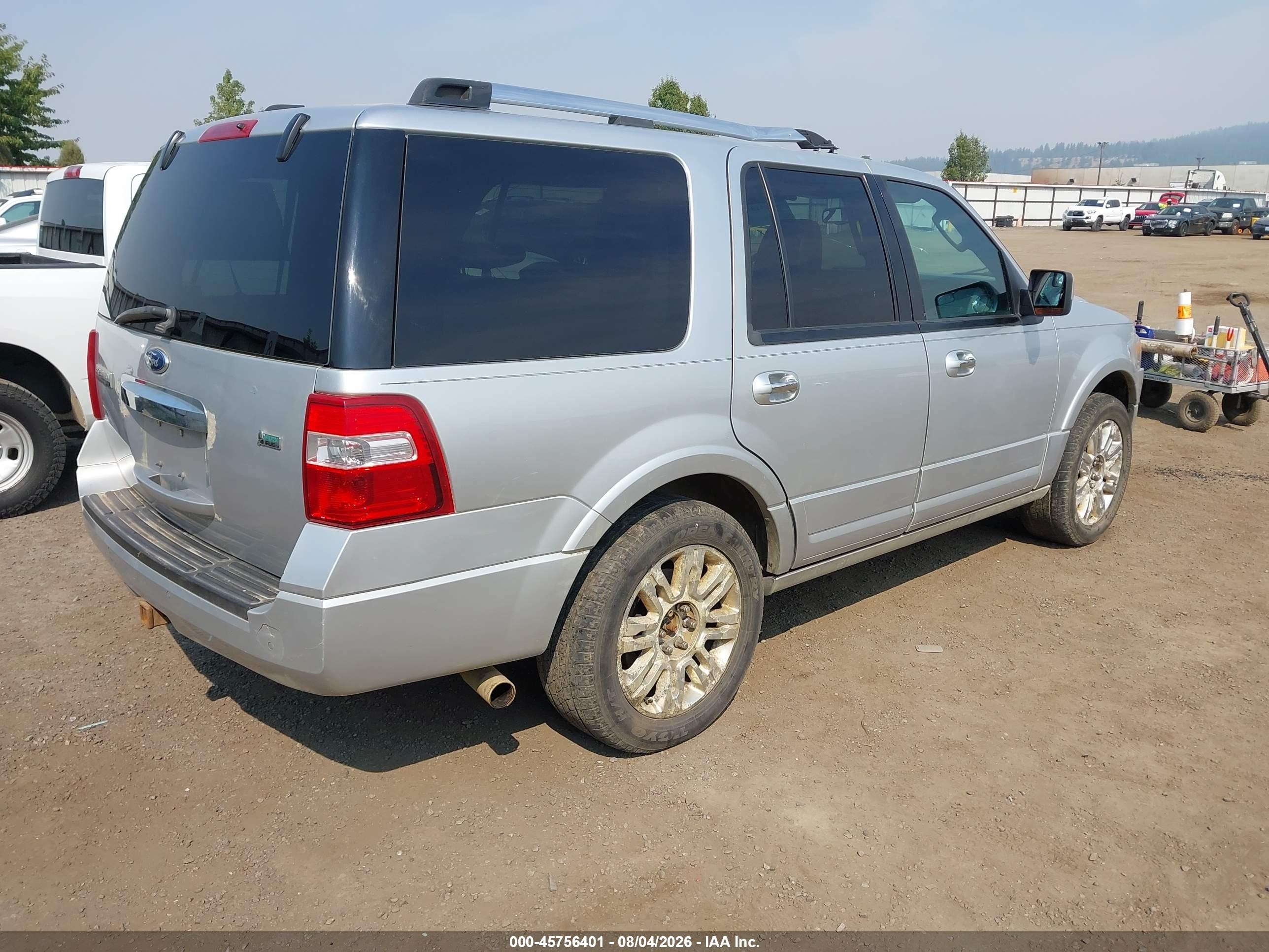2013 Ford Expedition Limited Silver vin: 1FMJU2A53DEF31759