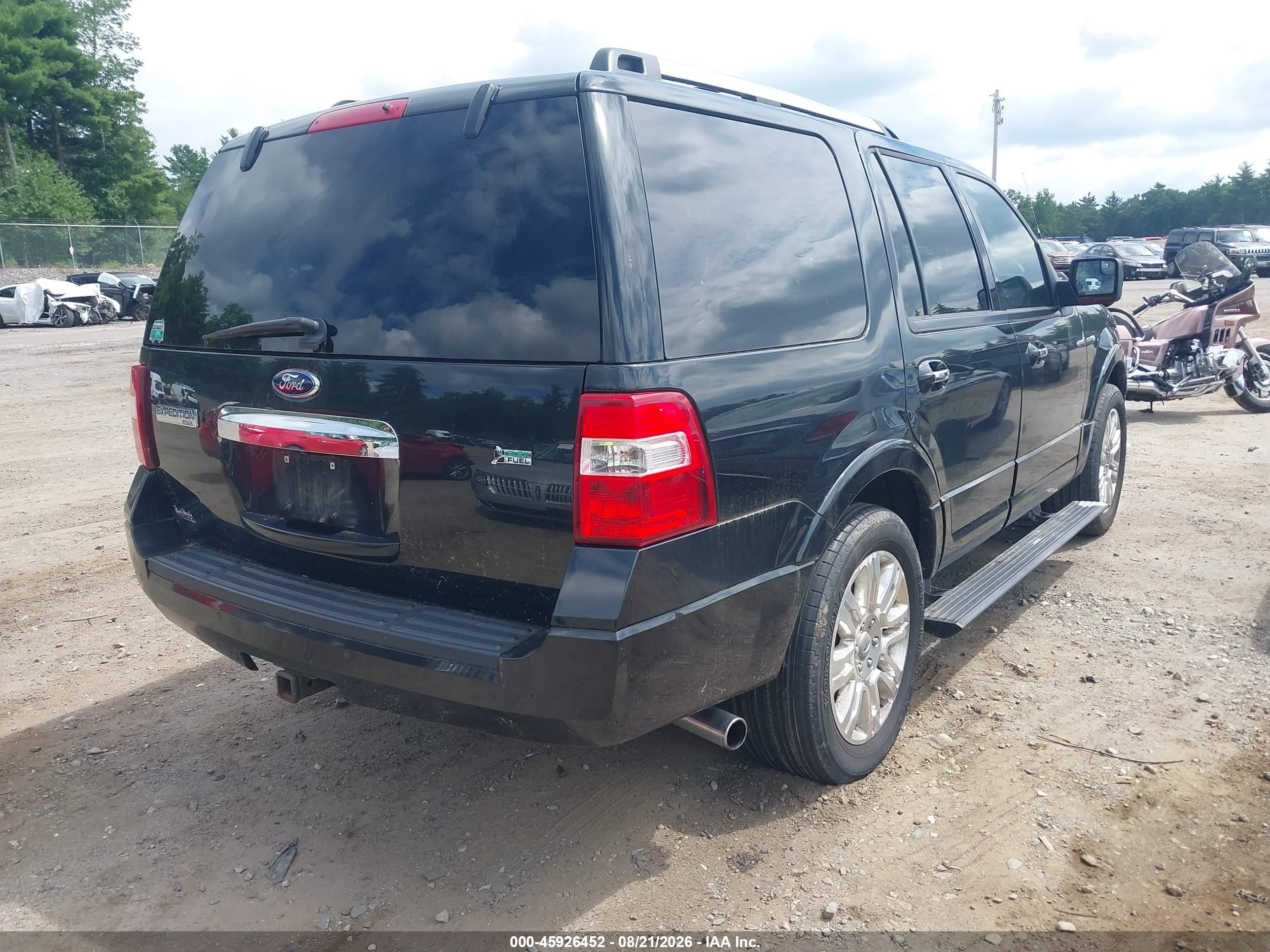 2014 Ford Expedition Limited Черный vin: 1FMJU2A53EEF02957