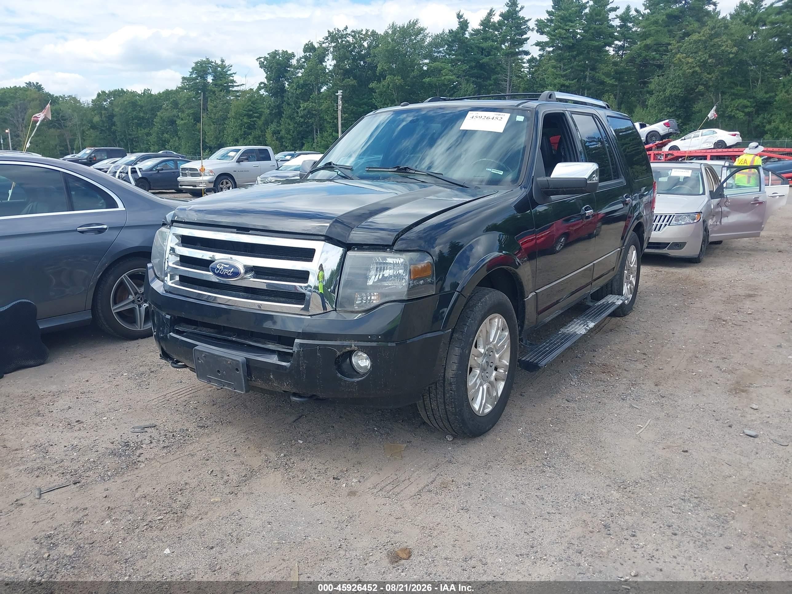 2014 Ford Expedition Limited Черный vin: 1FMJU2A53EEF02957