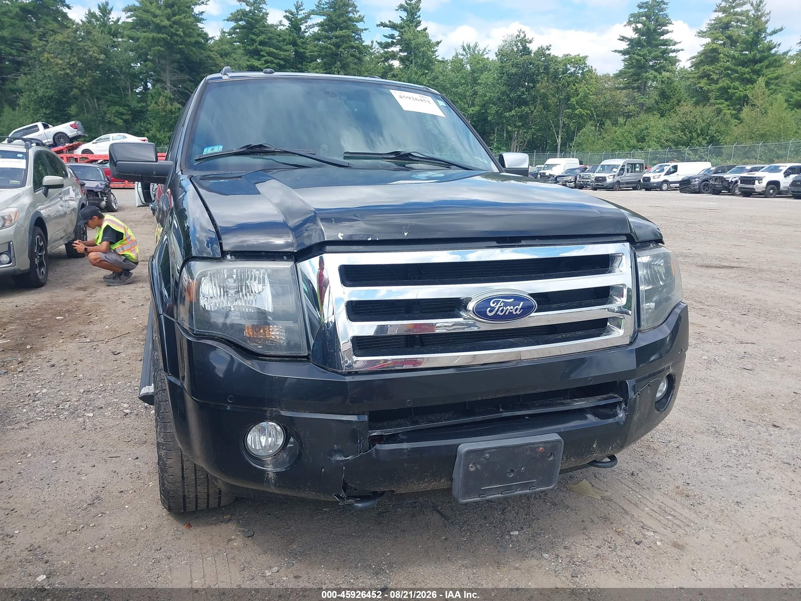 2014 Ford Expedition Limited Черный vin: 1FMJU2A53EEF02957