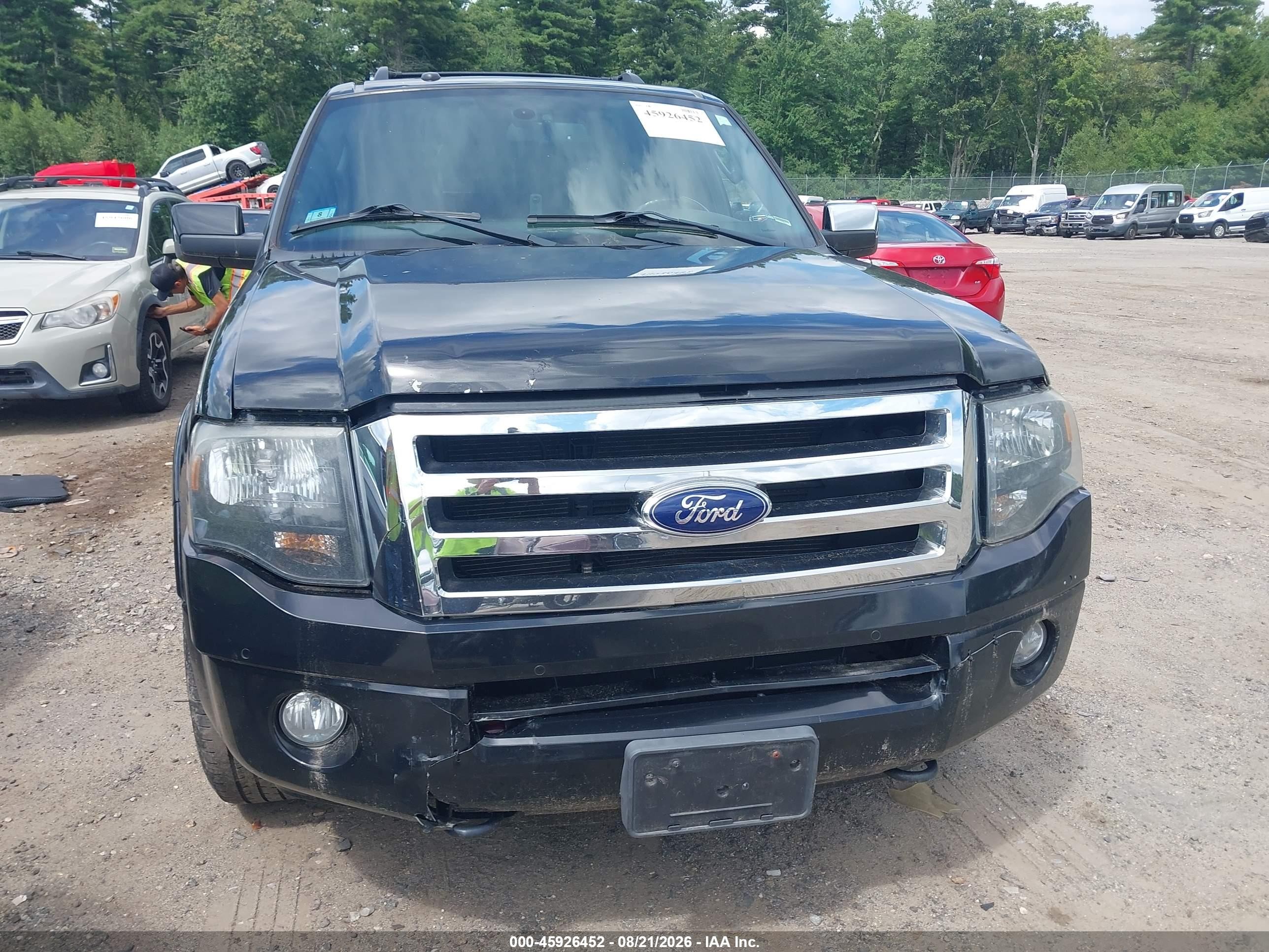 2014 Ford Expedition Limited Черный vin: 1FMJU2A53EEF02957
