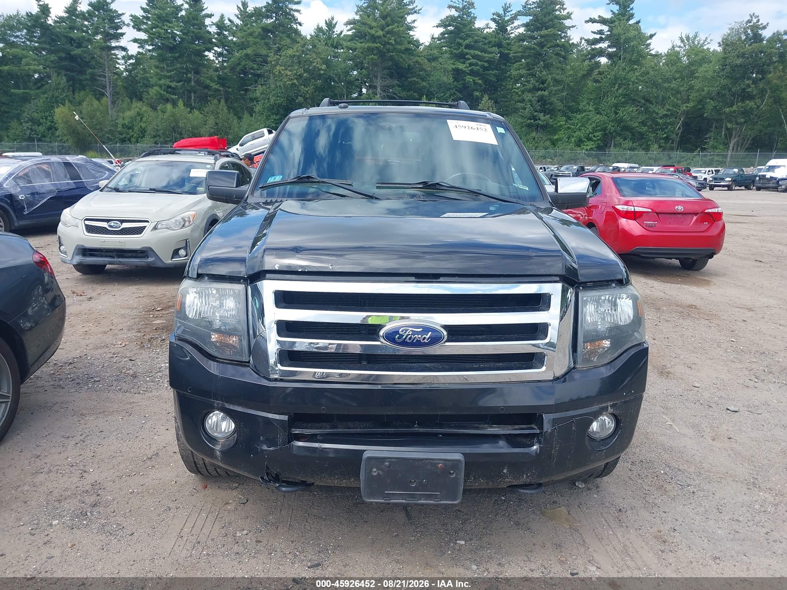 2014 Ford Expedition Limited Черный vin: 1FMJU2A53EEF02957