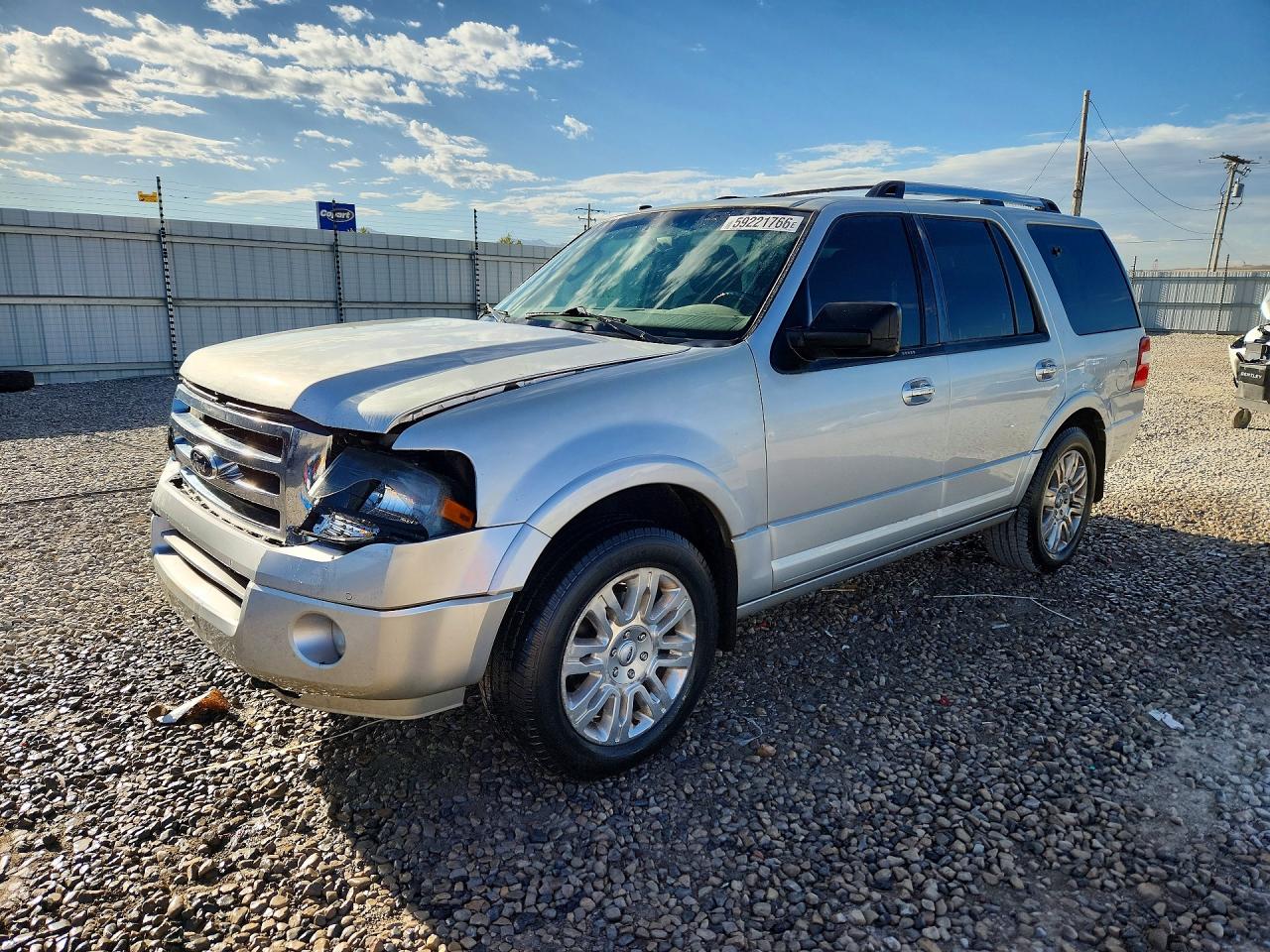 2012 Ford Expedition Limited Silver vin: 1FMJU2A54CEF58838