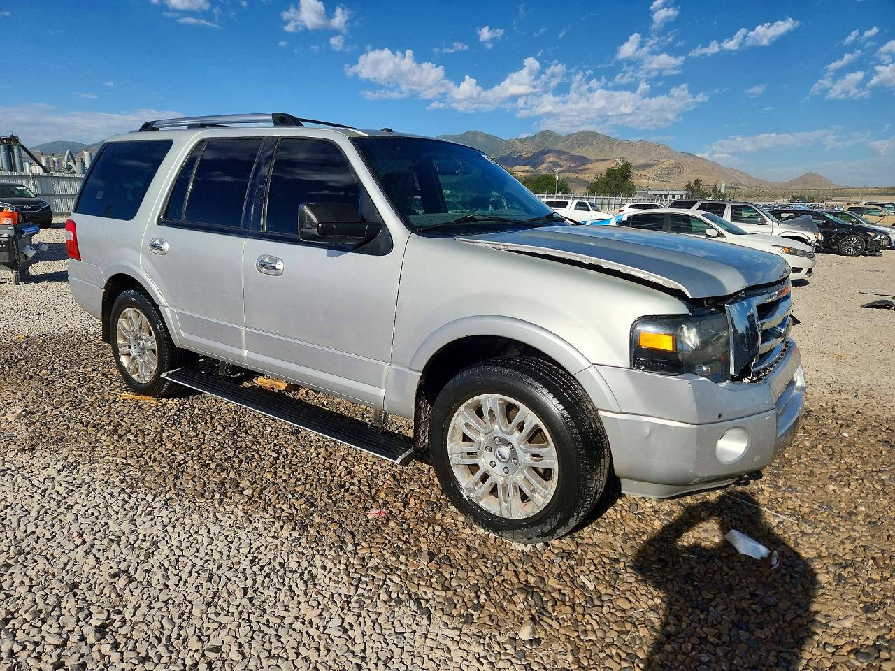 2012 Ford Expedition Limited Silver vin: 1FMJU2A54CEF58838