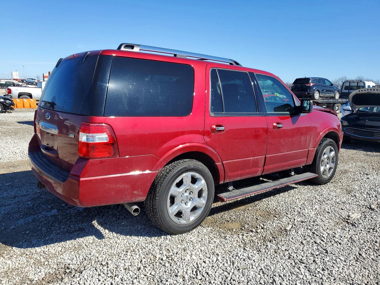 2014 Ford Expedition Limited Burgundy vin: 1FMJU2A54EEF07391