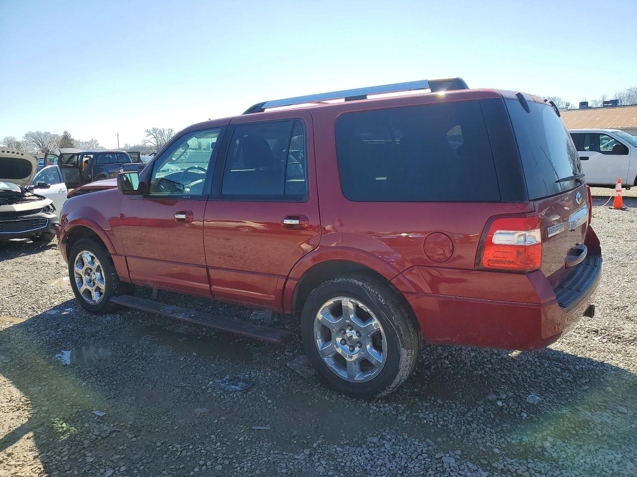 2014 Ford Expedition Limited Burgundy vin: 1FMJU2A54EEF07391