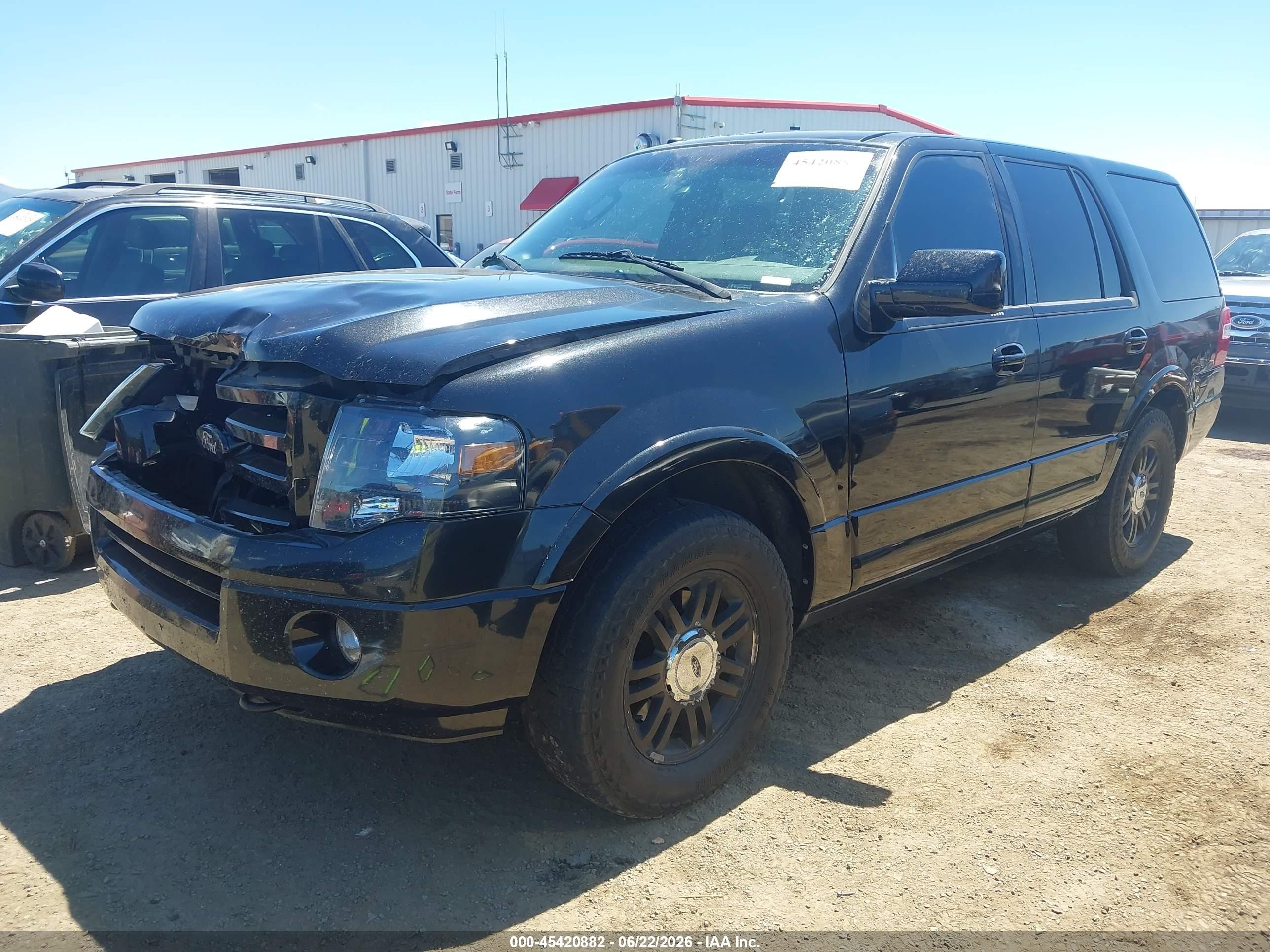 2011 Ford Expedition Limited Черный vin: 1FMJU2A55BEF15267