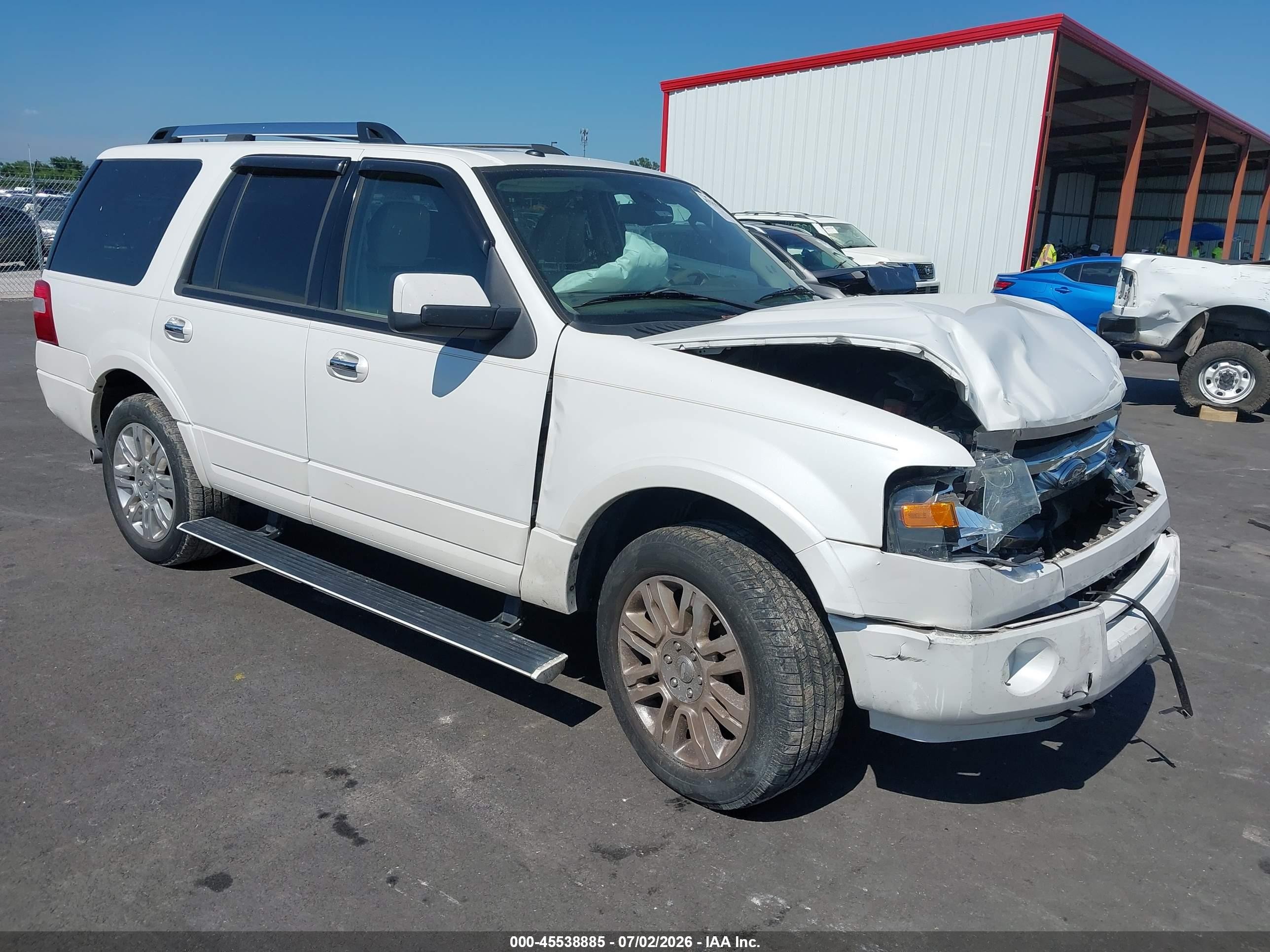 2011 Ford Expedition Limited White vin: 1FMJU2A55BEF57003