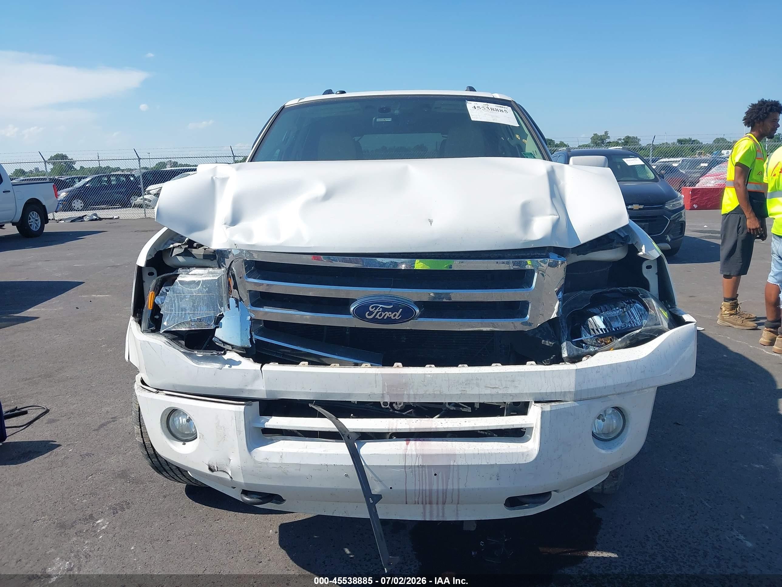 2011 Ford Expedition Limited White vin: 1FMJU2A55BEF57003