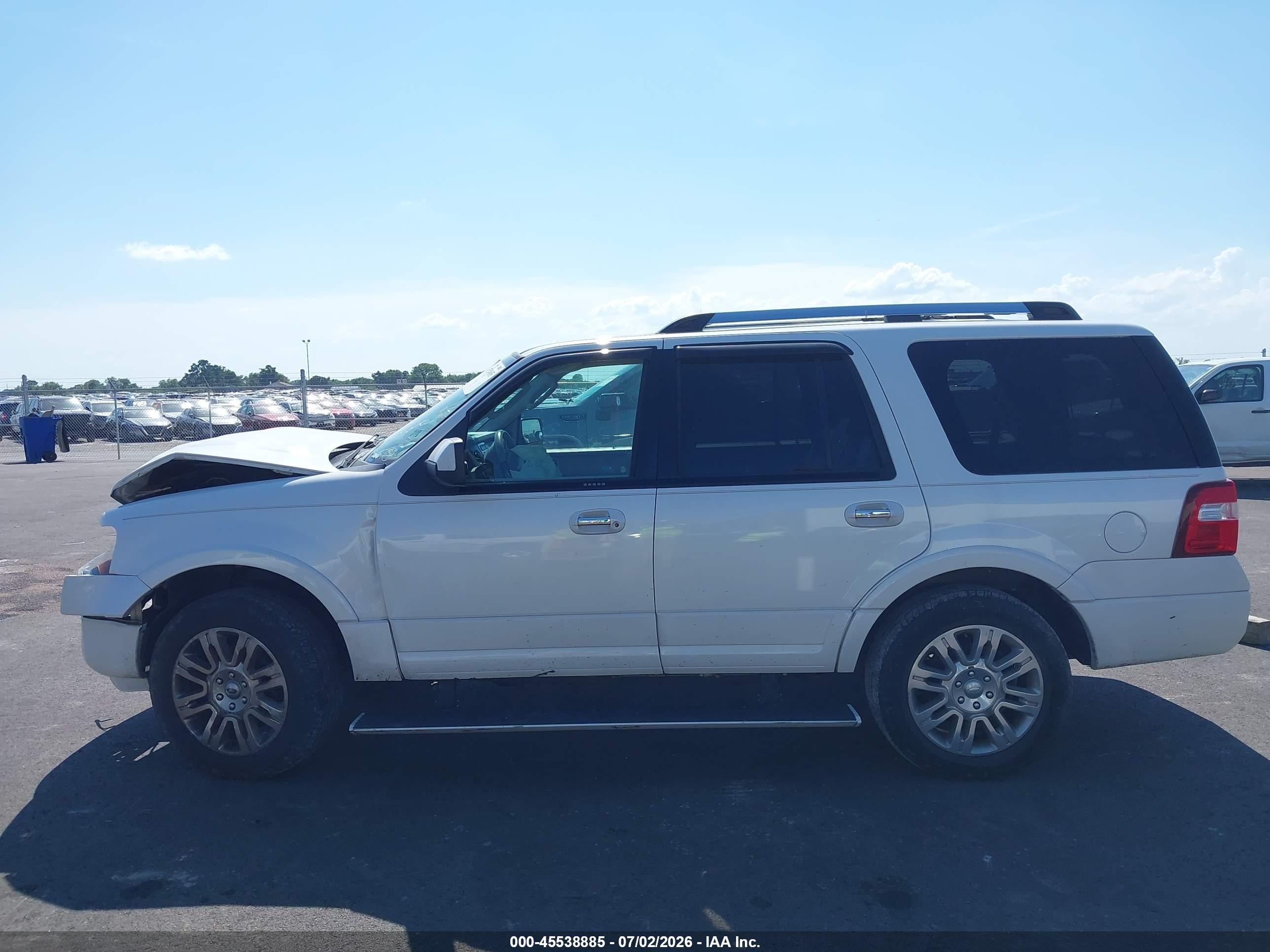 2011 Ford Expedition Limited White vin: 1FMJU2A55BEF57003