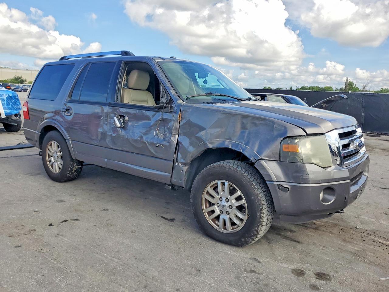 2012 Ford Expedition Limited Gray vin: 1FMJU2A55CEF66057