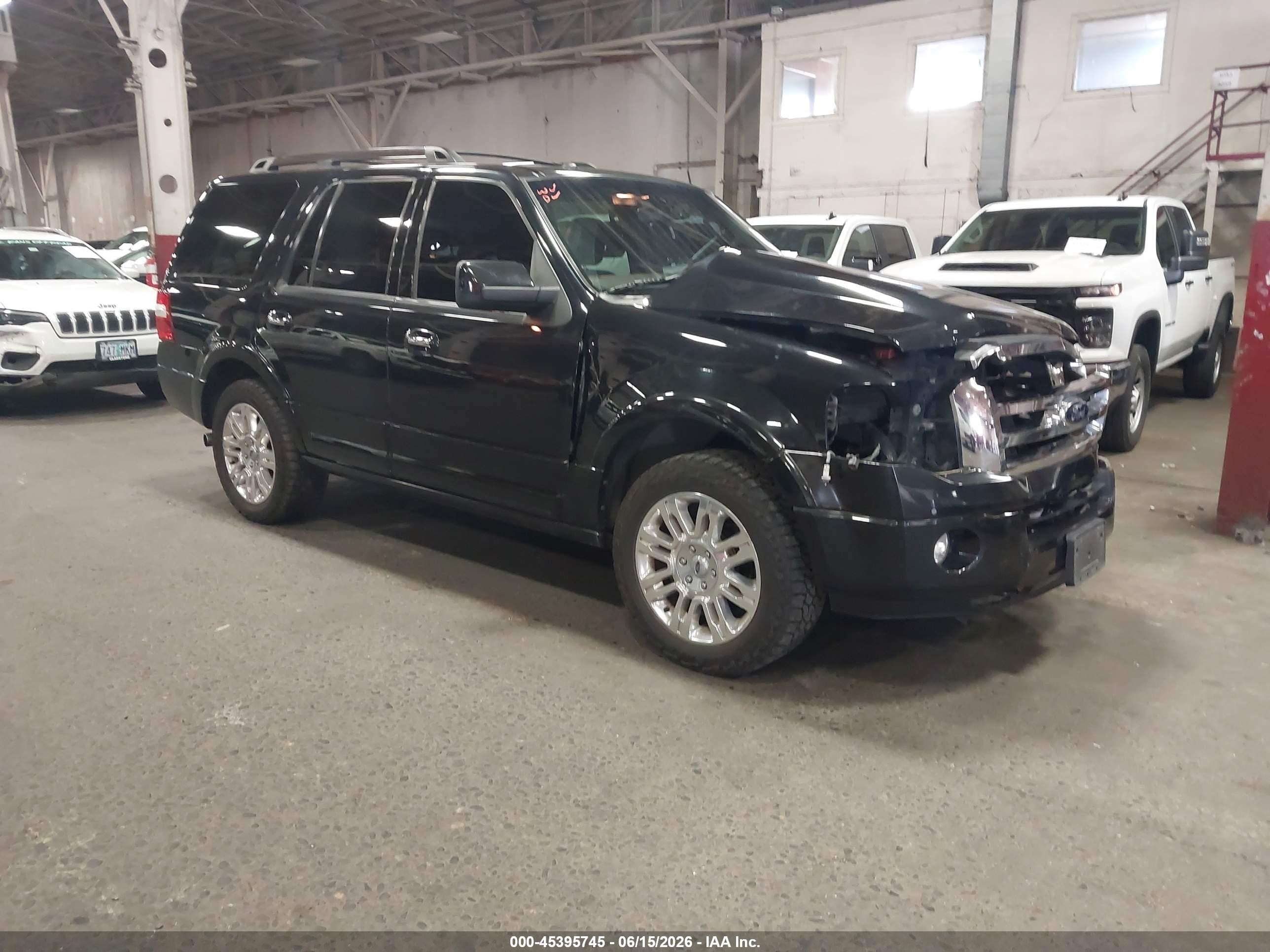 2013 Ford Expedition Limited Black vin: 1FMJU2A56DEF33604