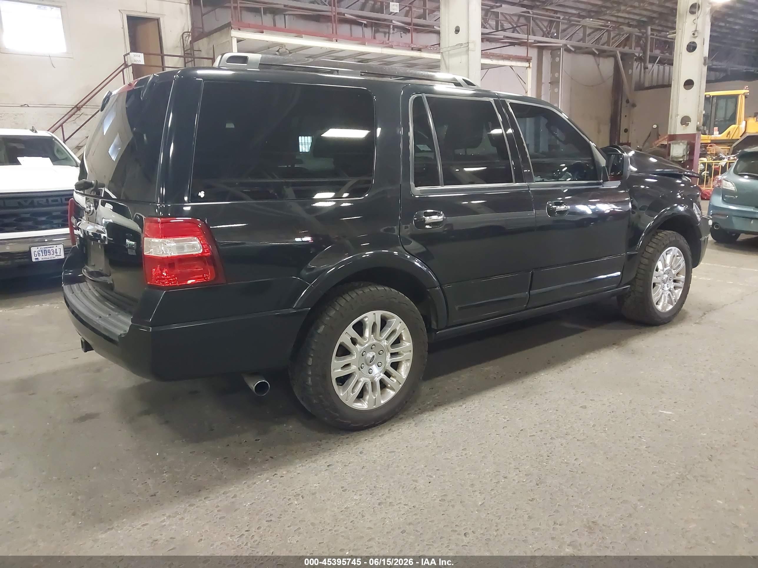 2013 Ford Expedition Limited Black vin: 1FMJU2A56DEF33604