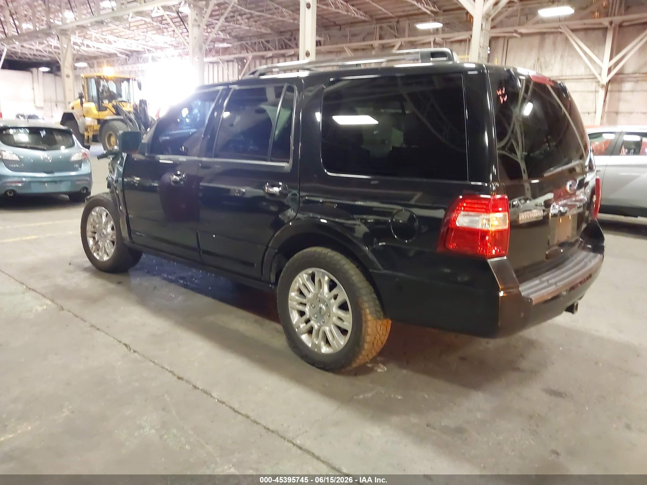 2013 Ford Expedition Limited Black vin: 1FMJU2A56DEF33604