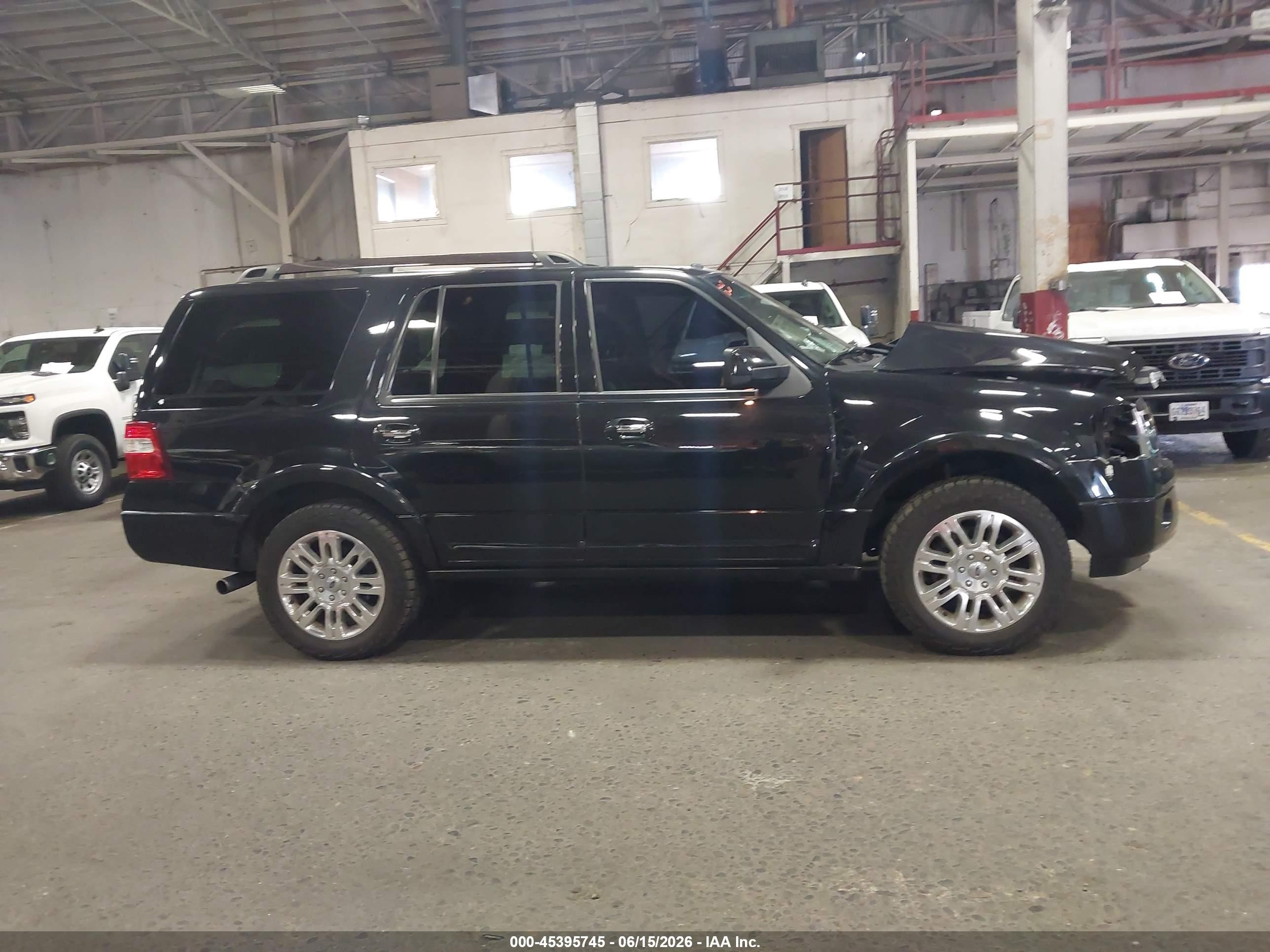 2013 Ford Expedition Limited Black vin: 1FMJU2A56DEF33604