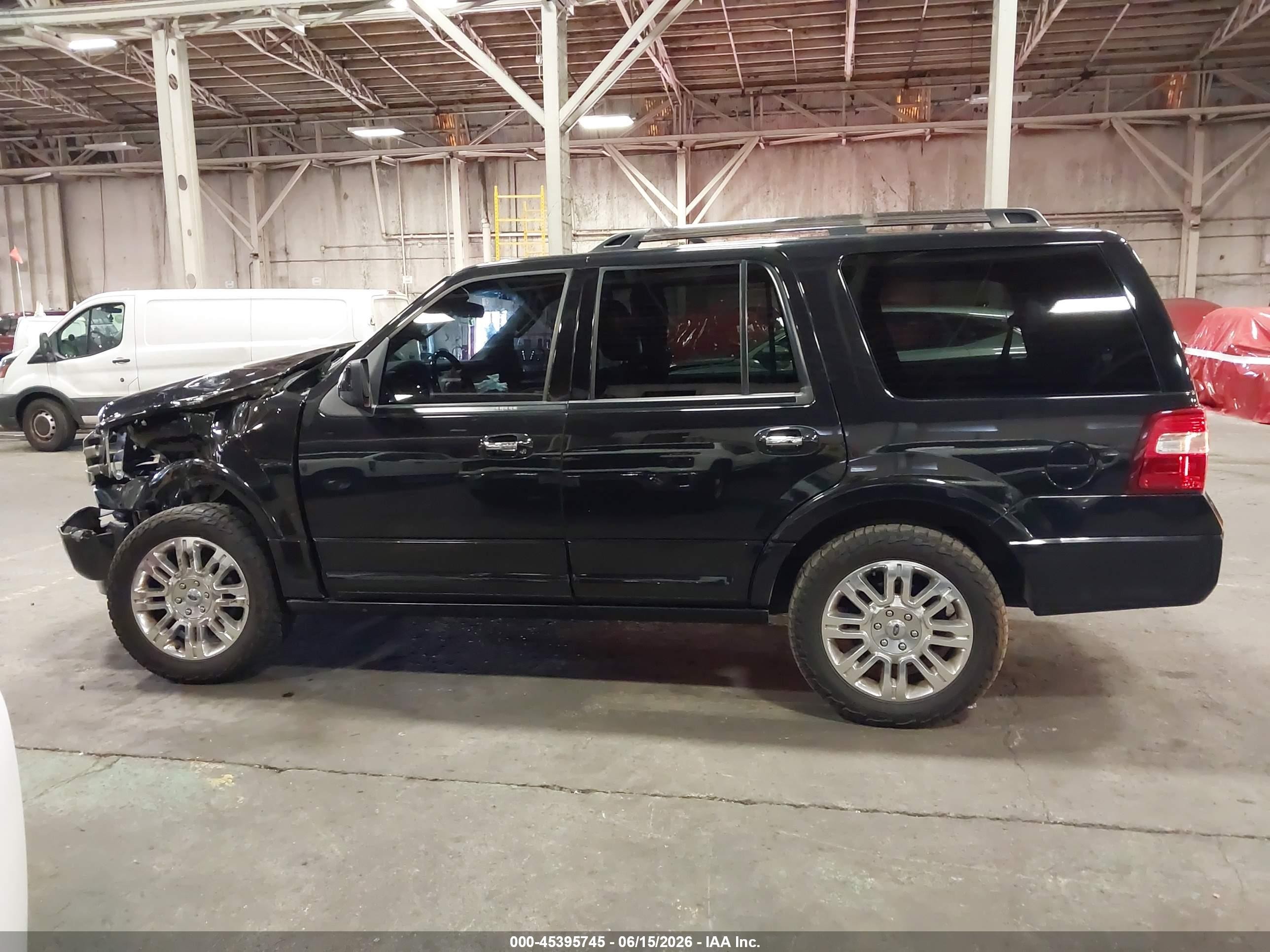 2013 Ford Expedition Limited Black vin: 1FMJU2A56DEF33604
