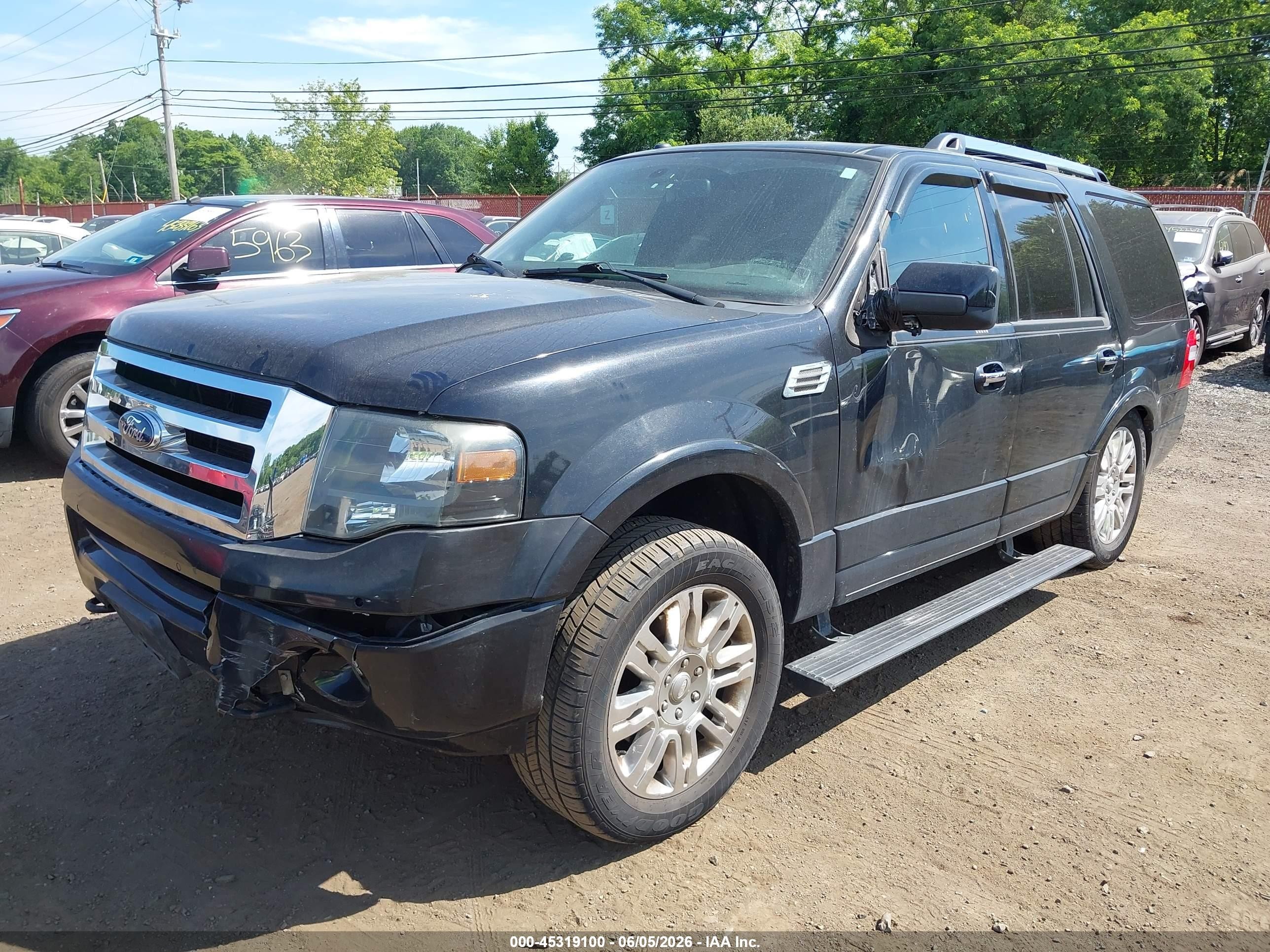 2012 Ford Expedition Limited Black vin: 1FMJU2A57CEF46327