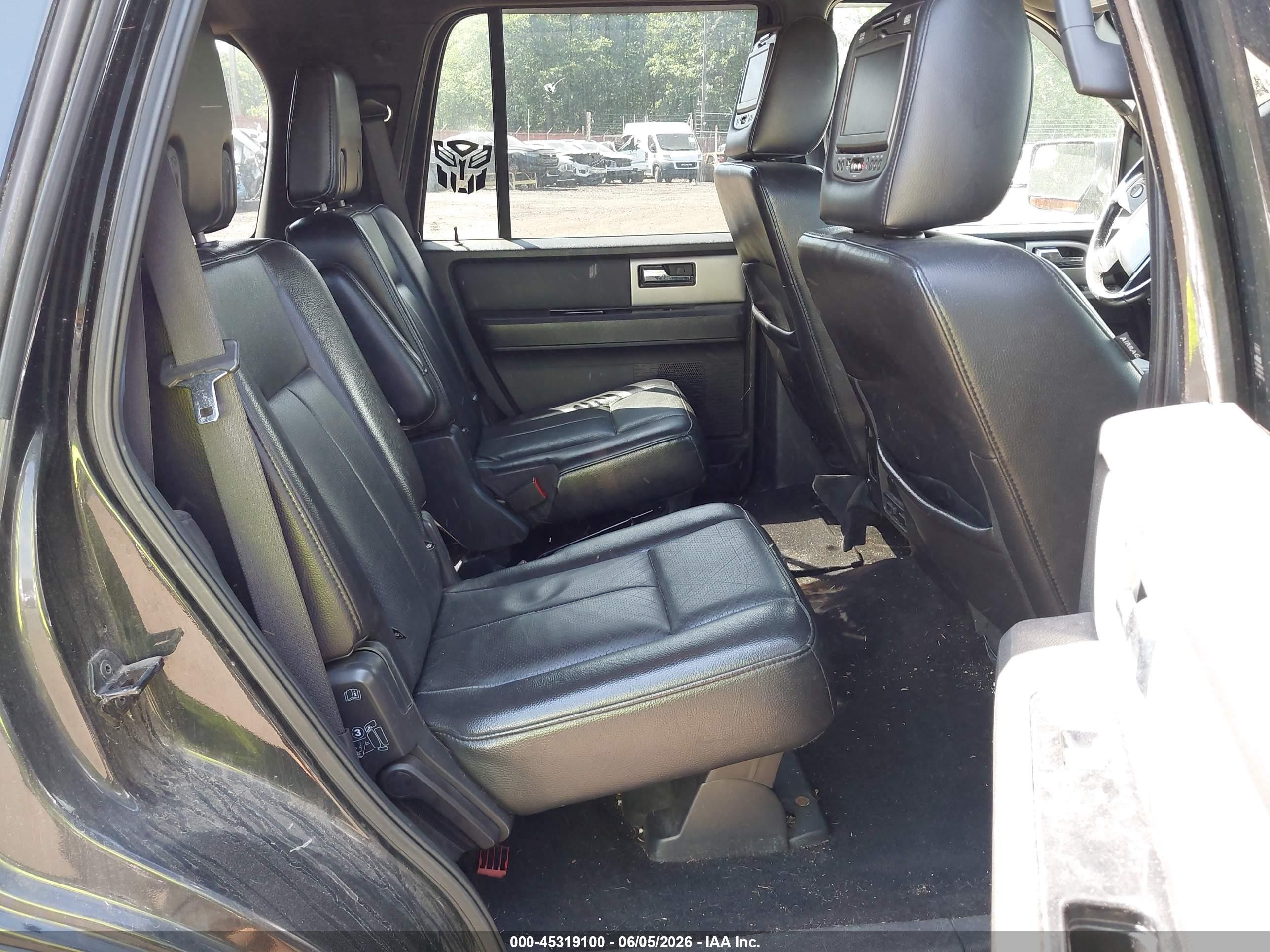 2012 Ford Expedition Limited Black vin: 1FMJU2A57CEF46327