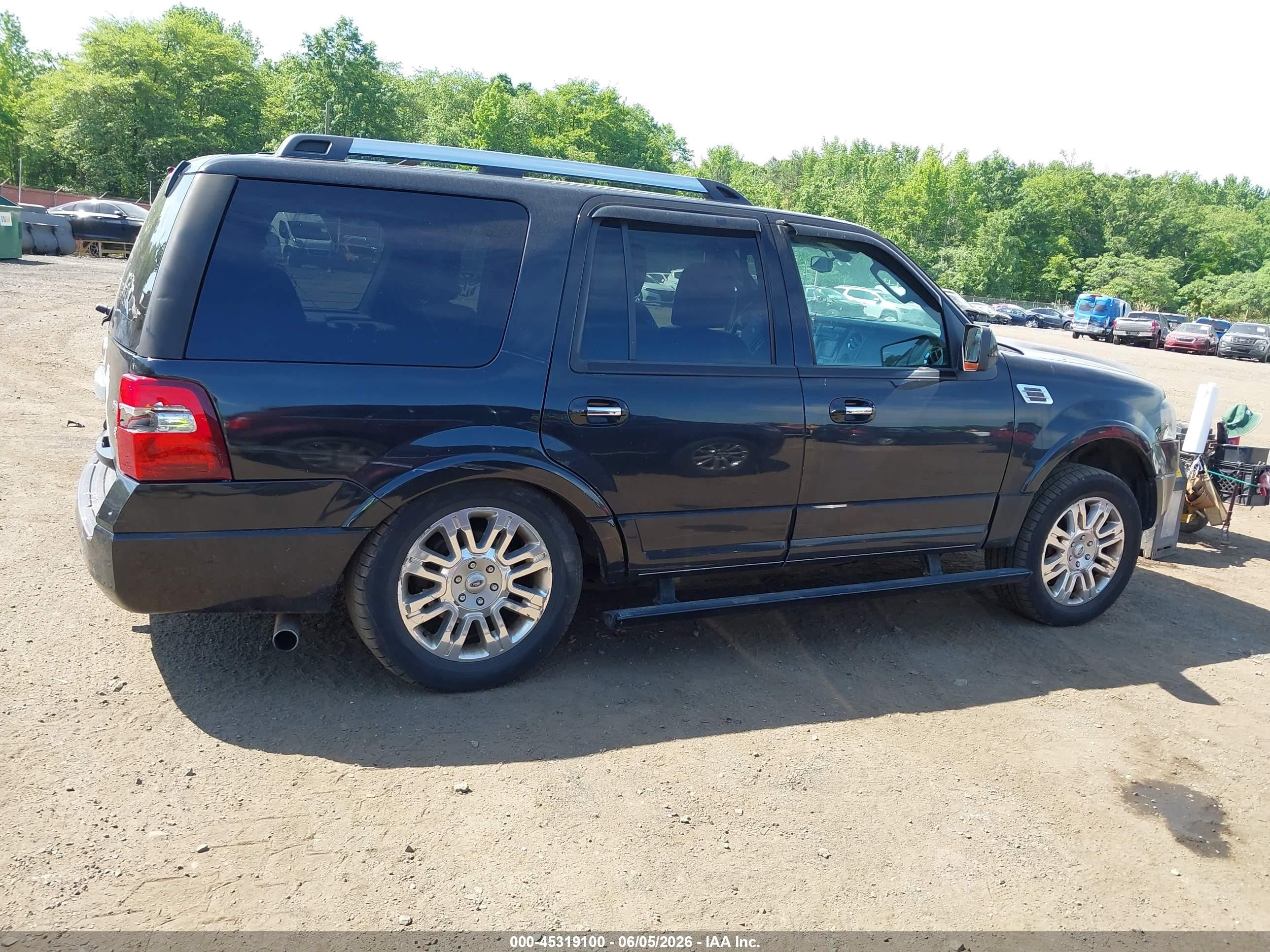 2012 Ford Expedition Limited Black vin: 1FMJU2A57CEF46327