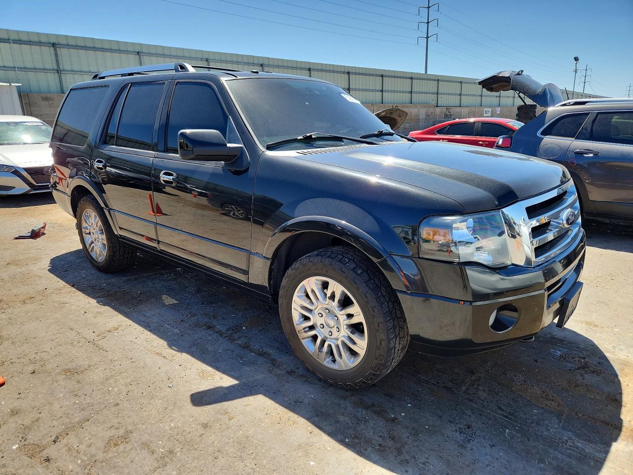 2013 Ford Expedition Limited Black vin: 1FMJU2A57DEF21929