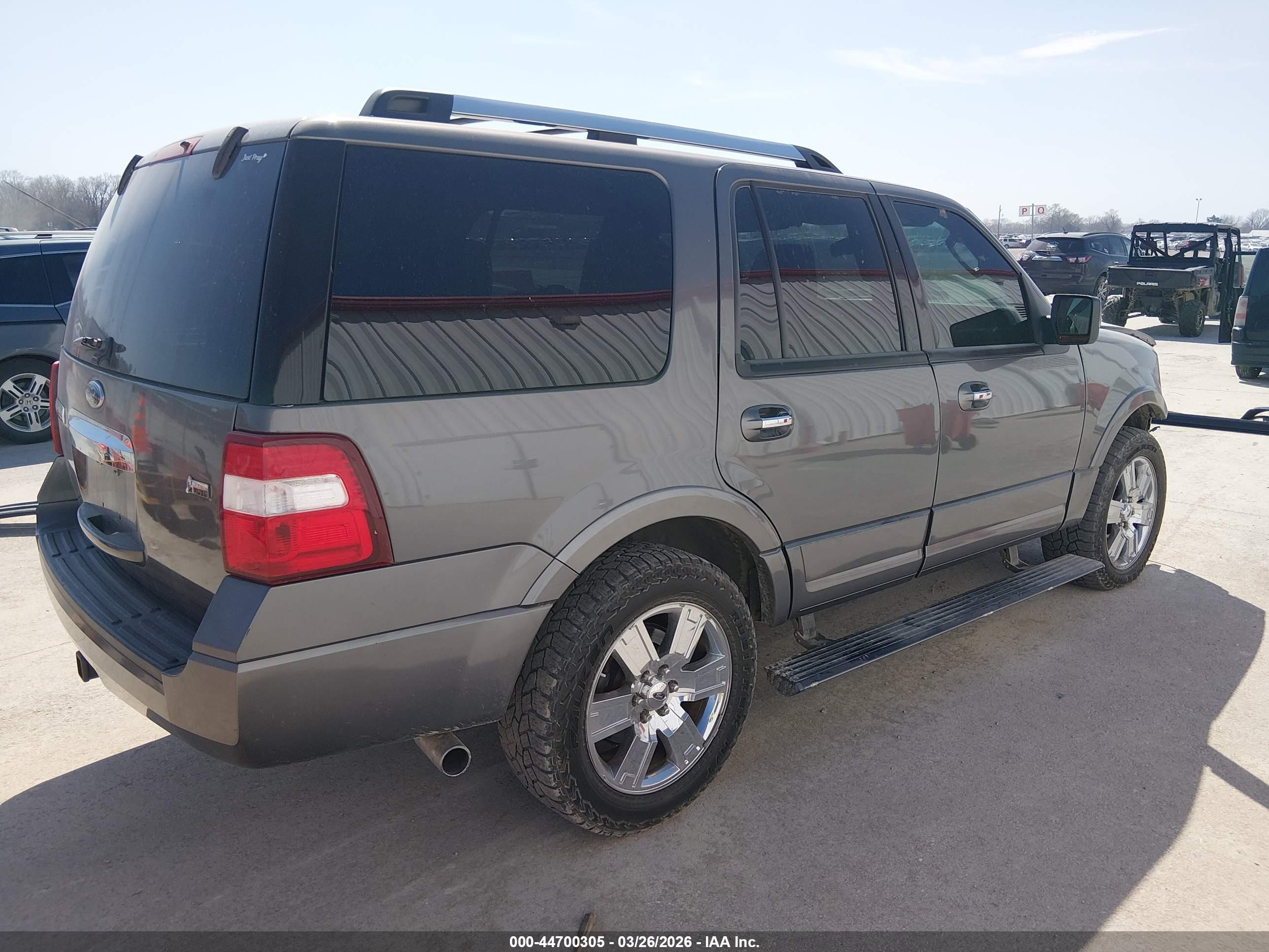 2010 Ford Expedition Limited Gray vin: 1FMJU2A58AEA00634