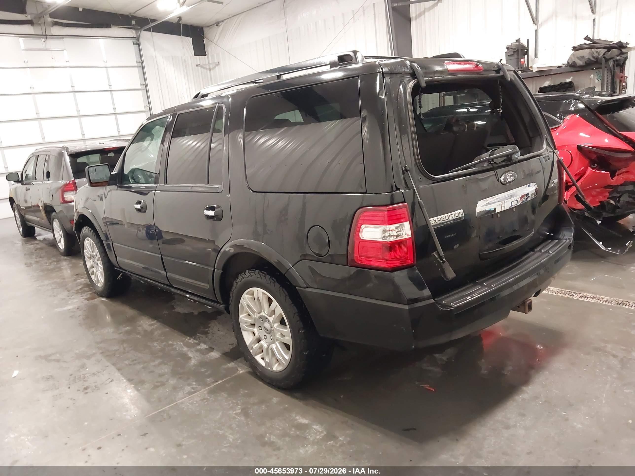 2012 Ford Expedition Limited Black vin: 1FMJU2A58CEF39502