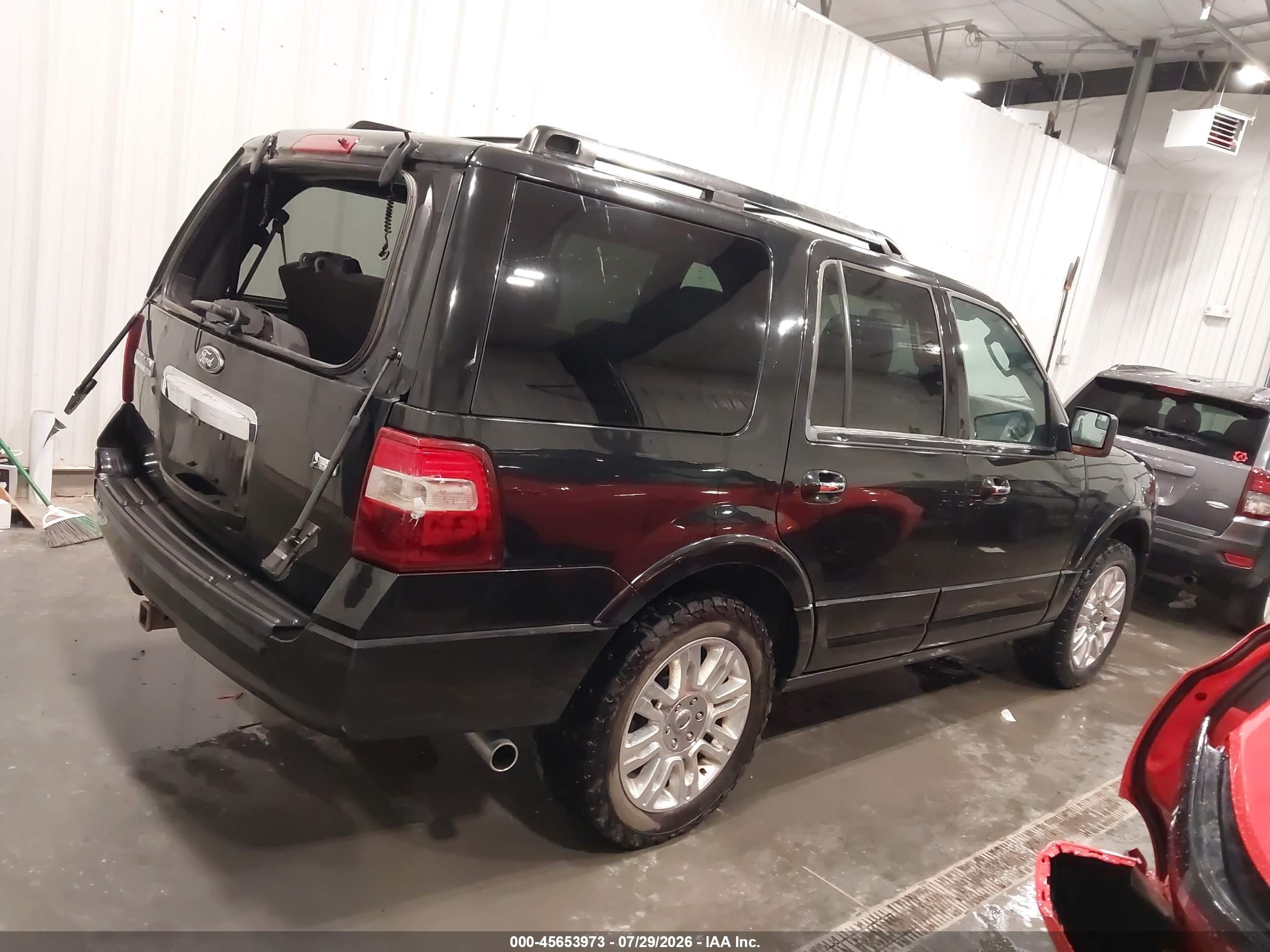 2012 Ford Expedition Limited Black vin: 1FMJU2A58CEF39502