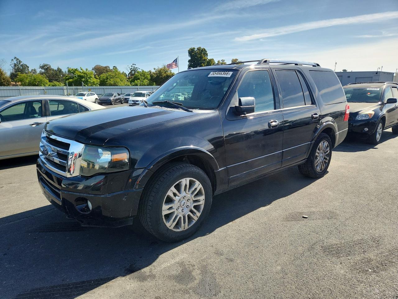 2014 Ford Expedition Limited Black vin: 1FMJU2A58EEF66038