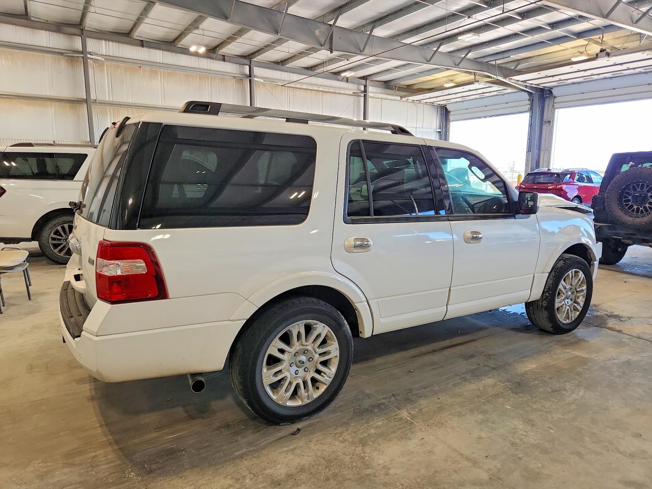 2011 Ford Expedition Limited White vin: 1FMJU2A59BEF08418