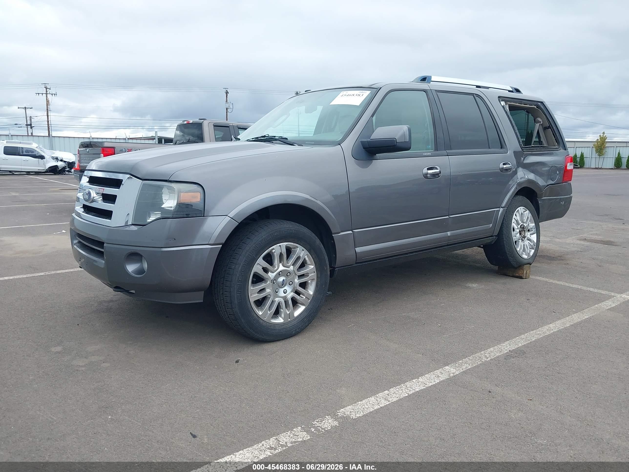 2011 Ford Expedition Limited Gray vin: 1FMJU2A59BEF22481