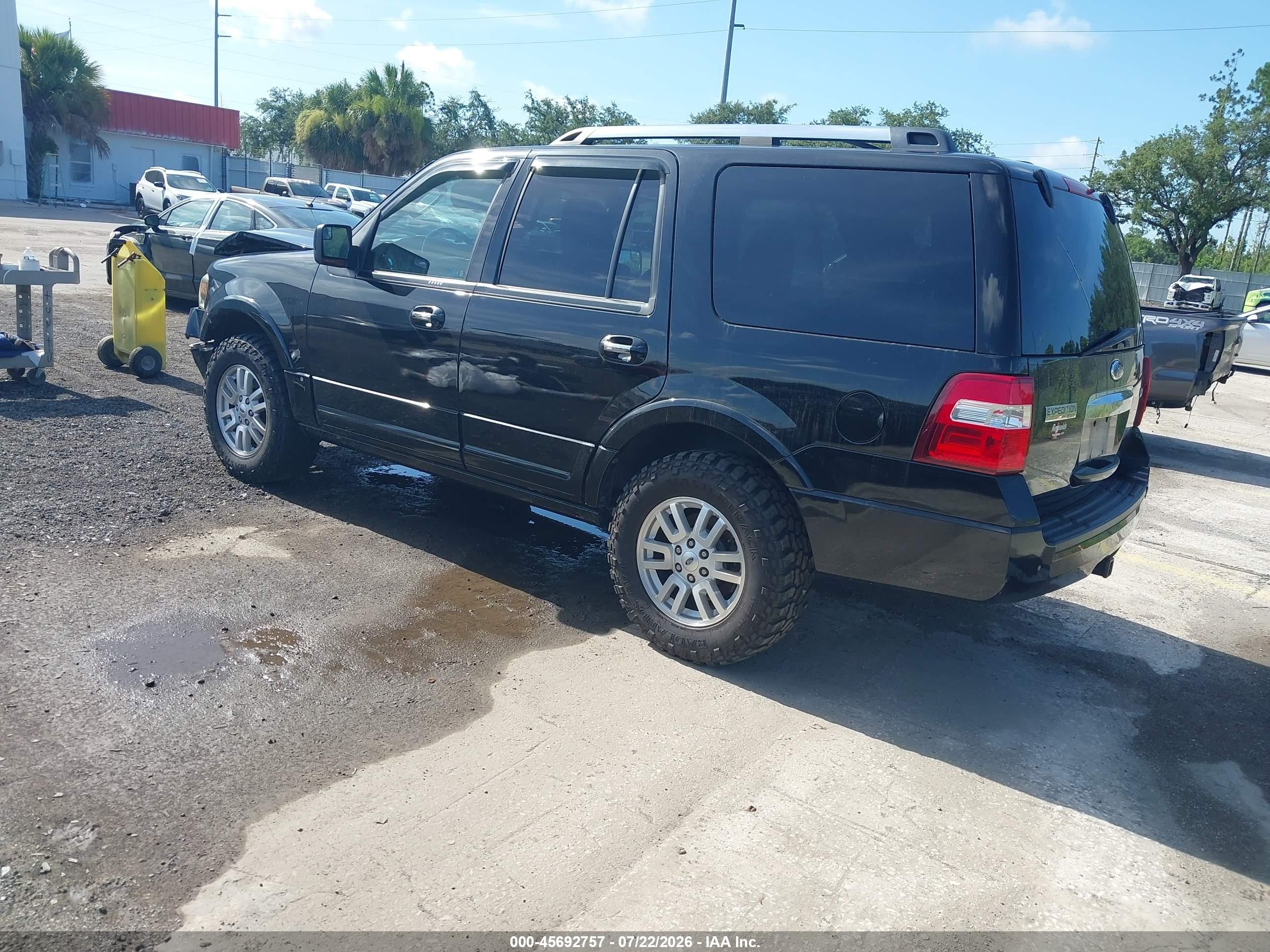 2012 Ford Expedition Limited Black vin: 1FMJU2A59CEF05245