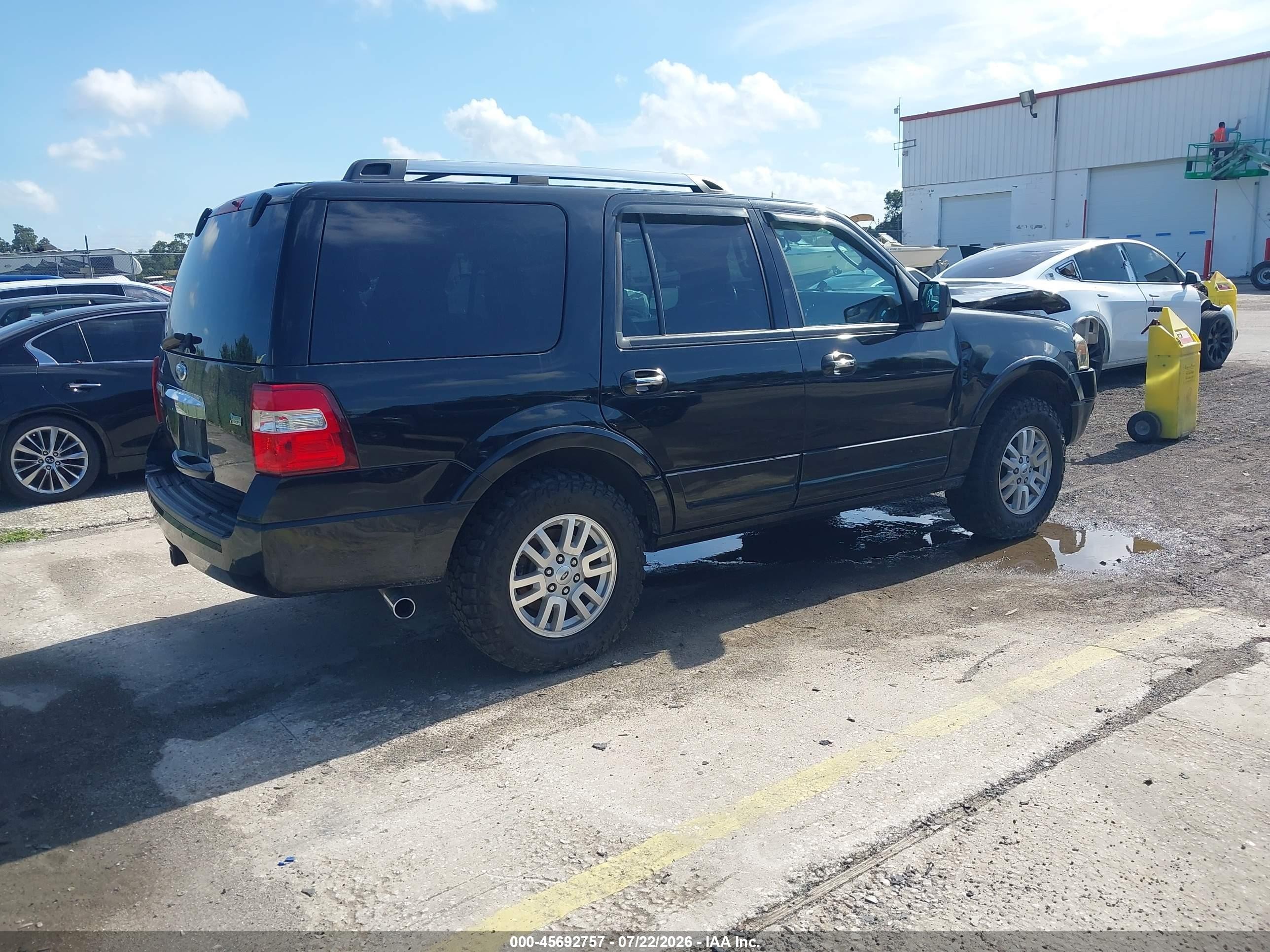 2012 Ford Expedition Limited Black vin: 1FMJU2A59CEF05245
