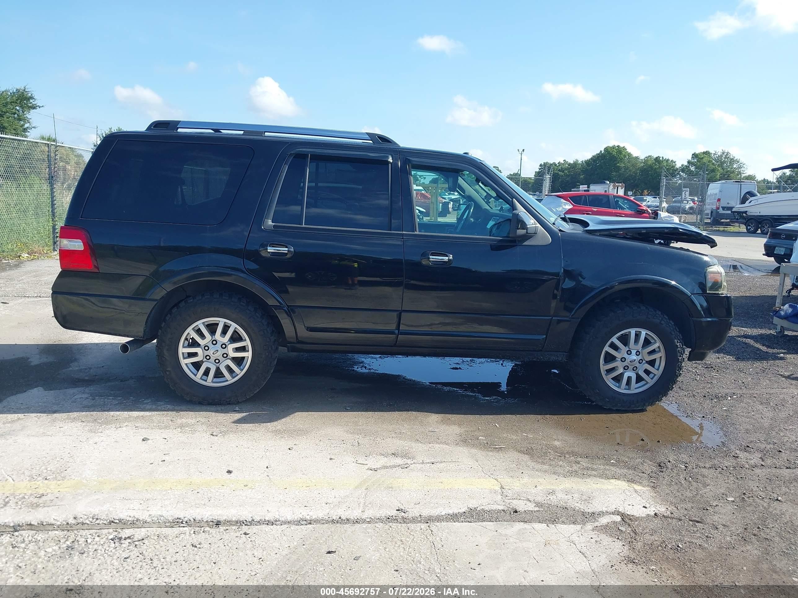 2012 Ford Expedition Limited Black vin: 1FMJU2A59CEF05245